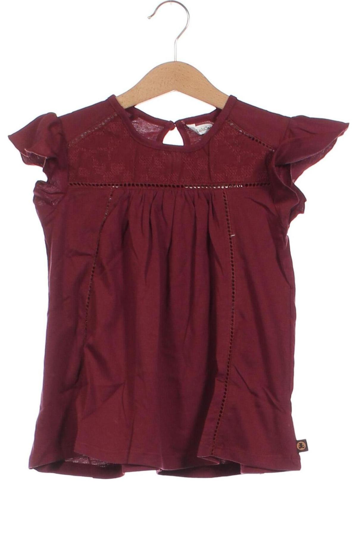 Детска рокля LuluCastagnette, Размер 2-3y/ 98-104 см, Цвят Червен, Цена 27,14 лв.