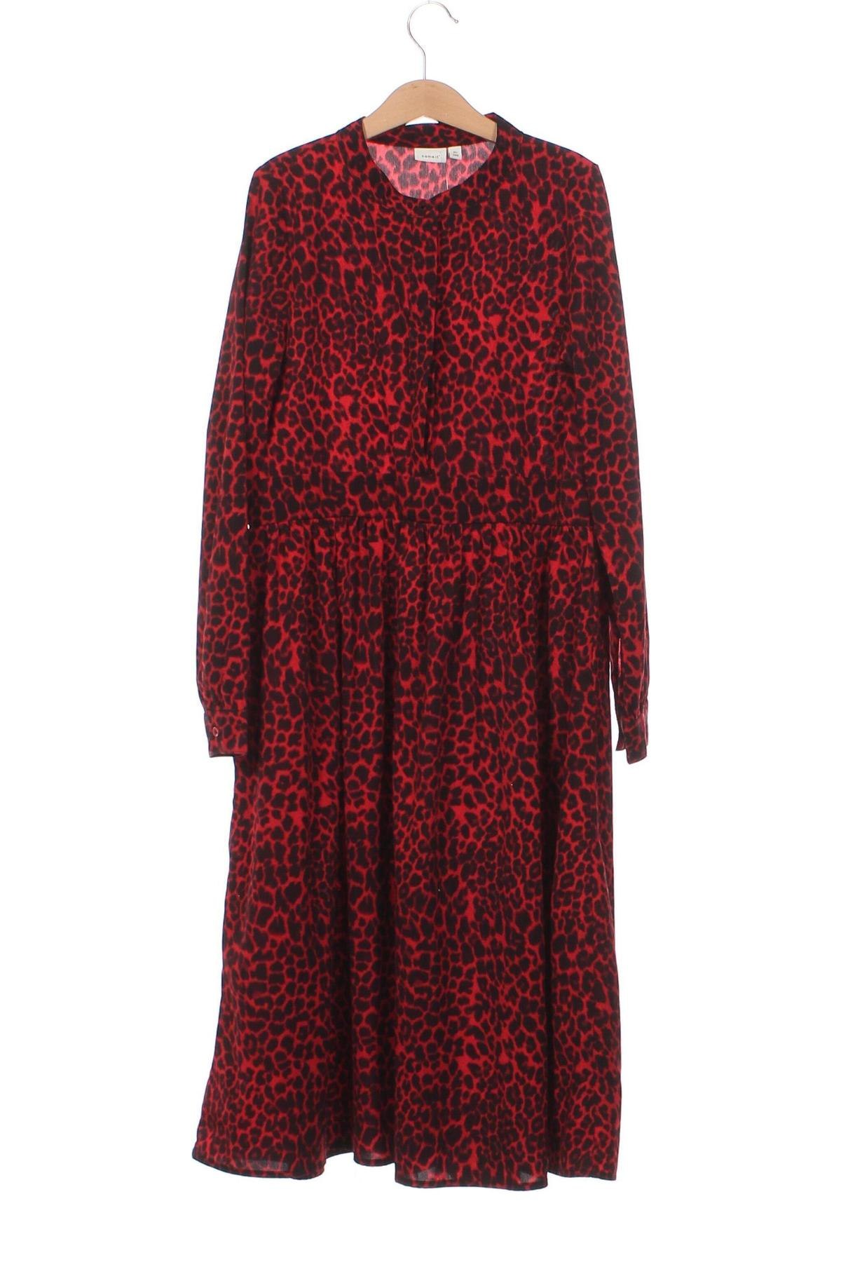 Детска рокля Name It, Размер 10-11y/ 146-152 см, Цвят Червен, Цена 7,82 лв.