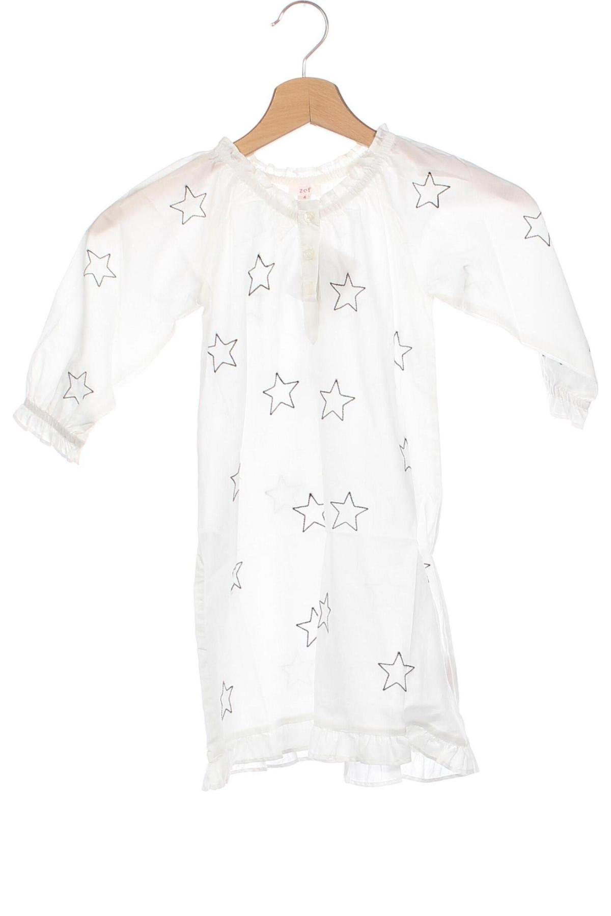 Παιδικό φόρεμα Zef, Μέγεθος 3-4y/ 104-110 εκ., Χρώμα Λευκό, Τιμή 9,82 €