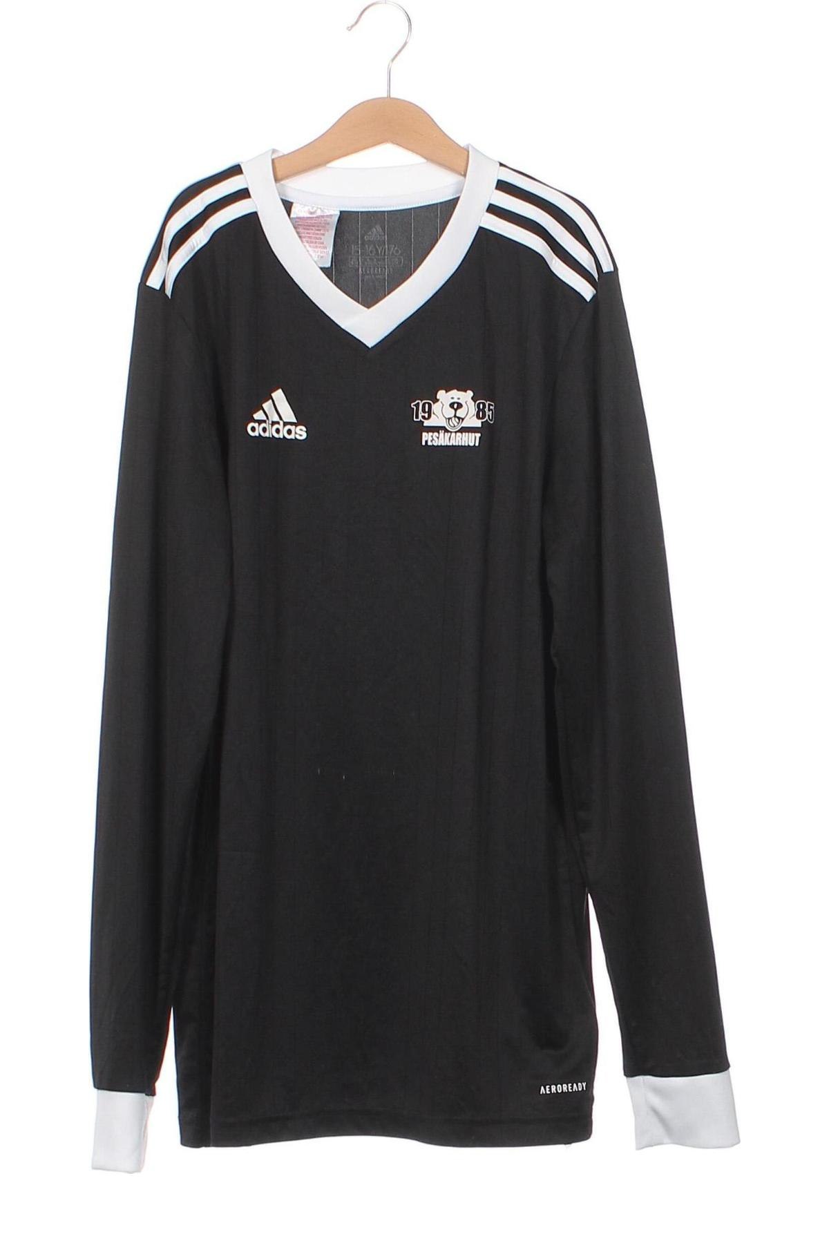 Dziecięca sportowa bluzka Adidas, Rozmiar 15-18y/ 170-176 cm, Kolor Czarny, Cena 80,67 zł