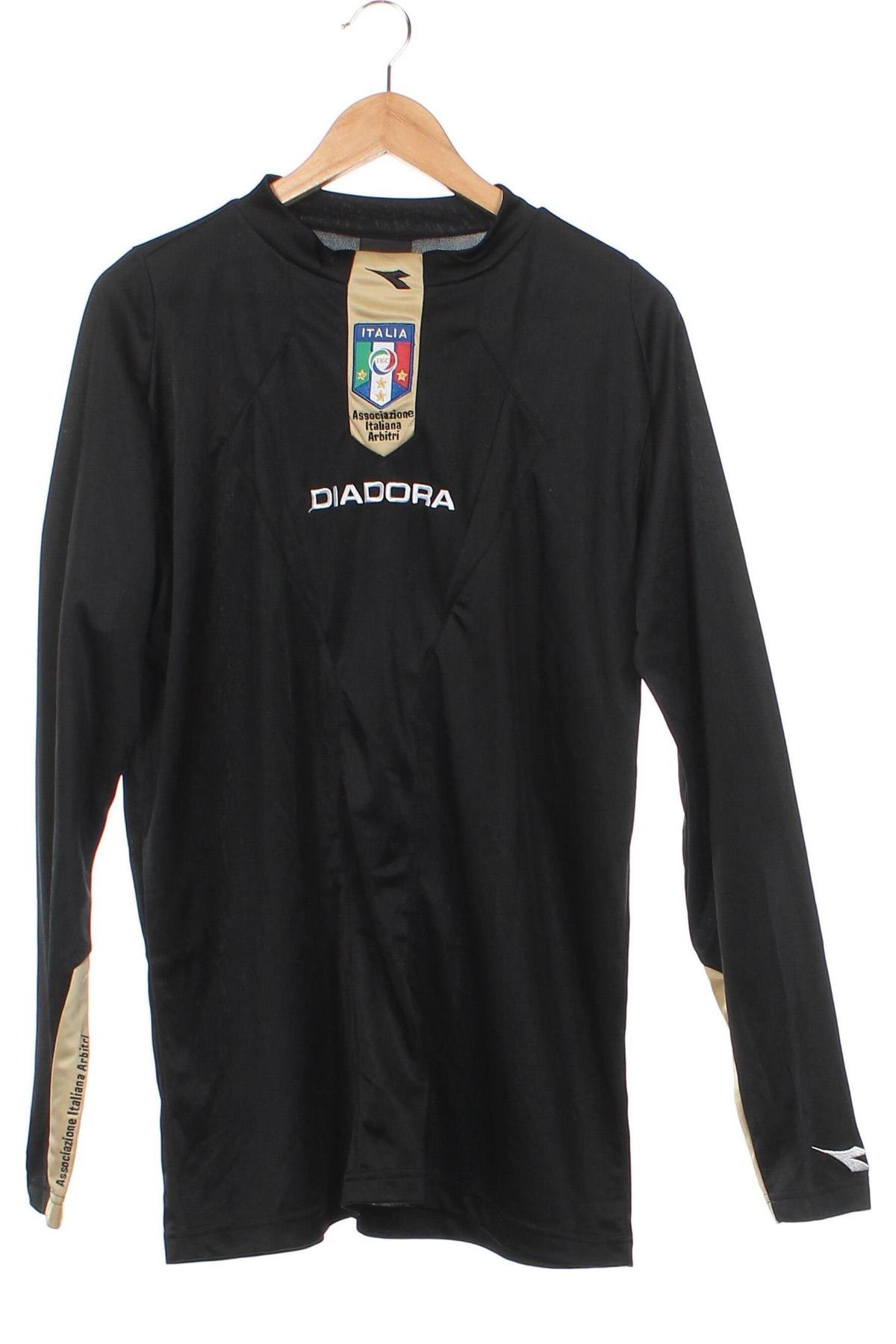 Dziecięca sportowa bluzka Diadora, Rozmiar 15-18y/ 170-176 cm, Kolor Czarny, Cena 75,04 zł