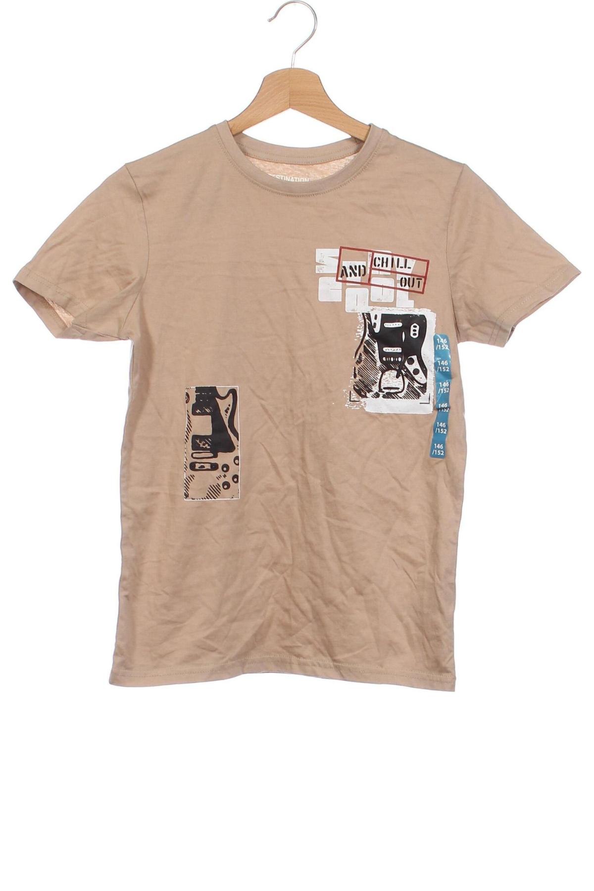 Kinder T-Shirt, Größe 10-11y/ 146-152 cm, Farbe Braun, Preis 12,83 €