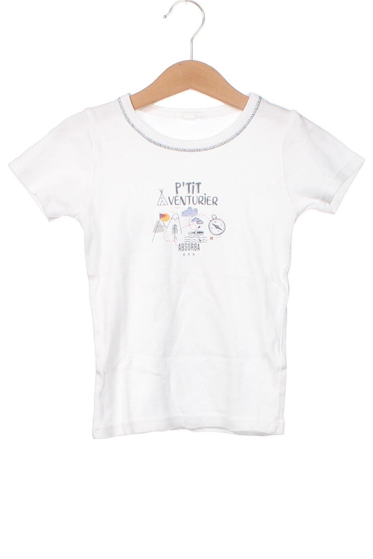 Tricou pentru copii Absorba, Mărime 6-9m/ 68-74 cm, Culoare Alb, Preț 94,74 Lei