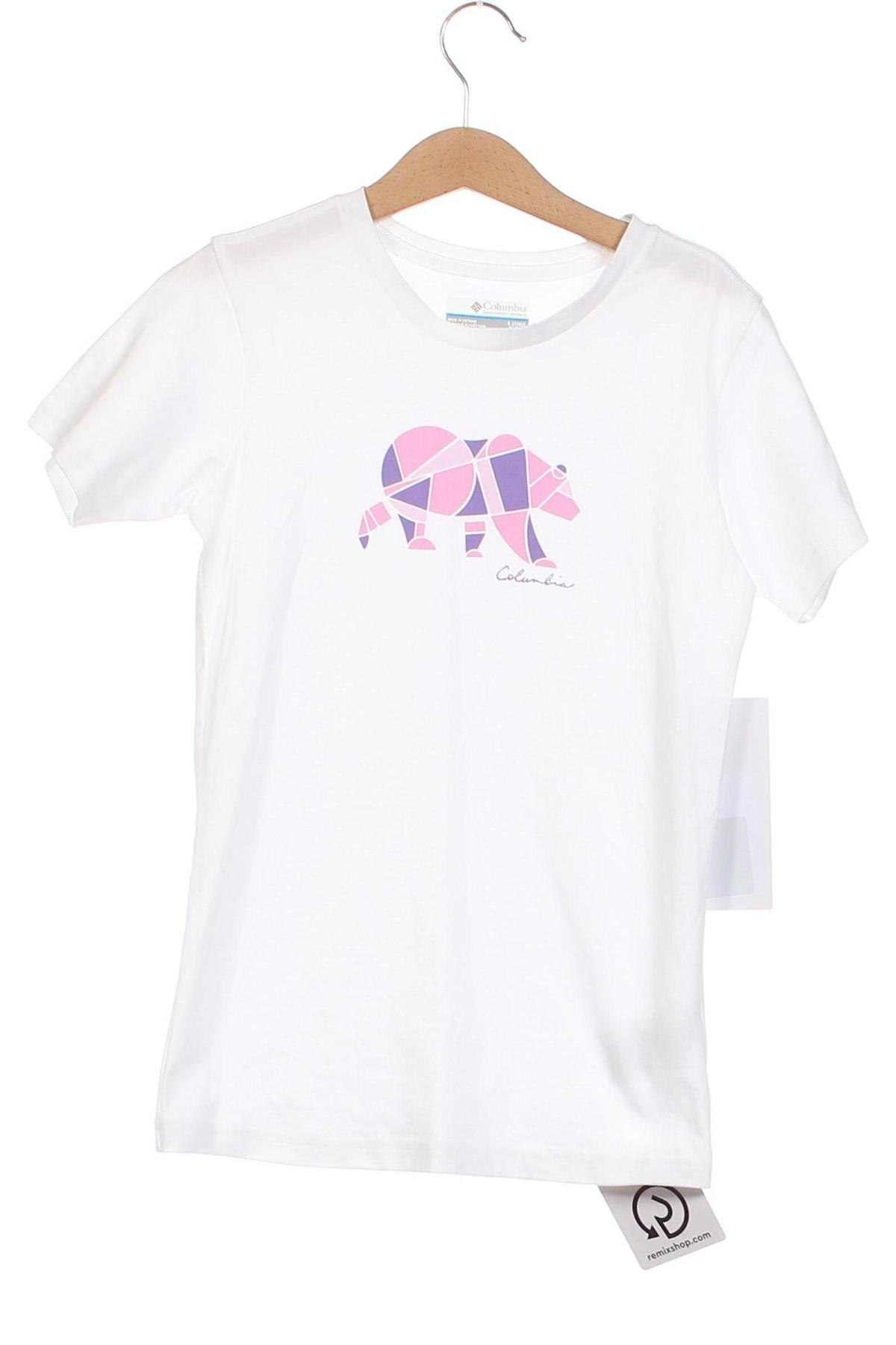Dětské tričko  Columbia, Velikost 7-8y/ 128-134 cm, Barva Bílá, Cena  740,00 Kč