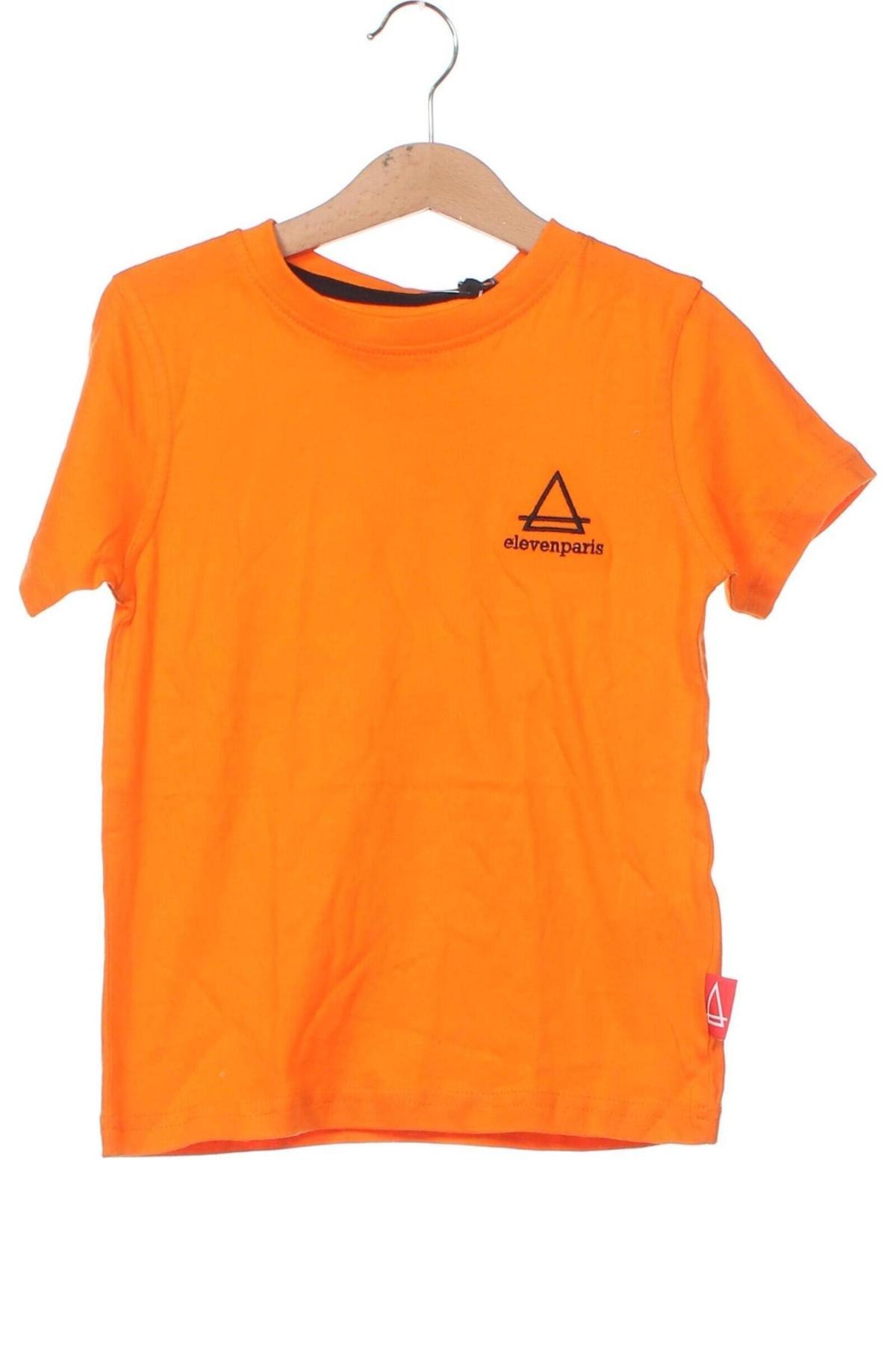 Детска тениска Eleven Paris, Размер 5-6y/ 116-122 см, Цвят Оранжев, Цена 17,11 лв.