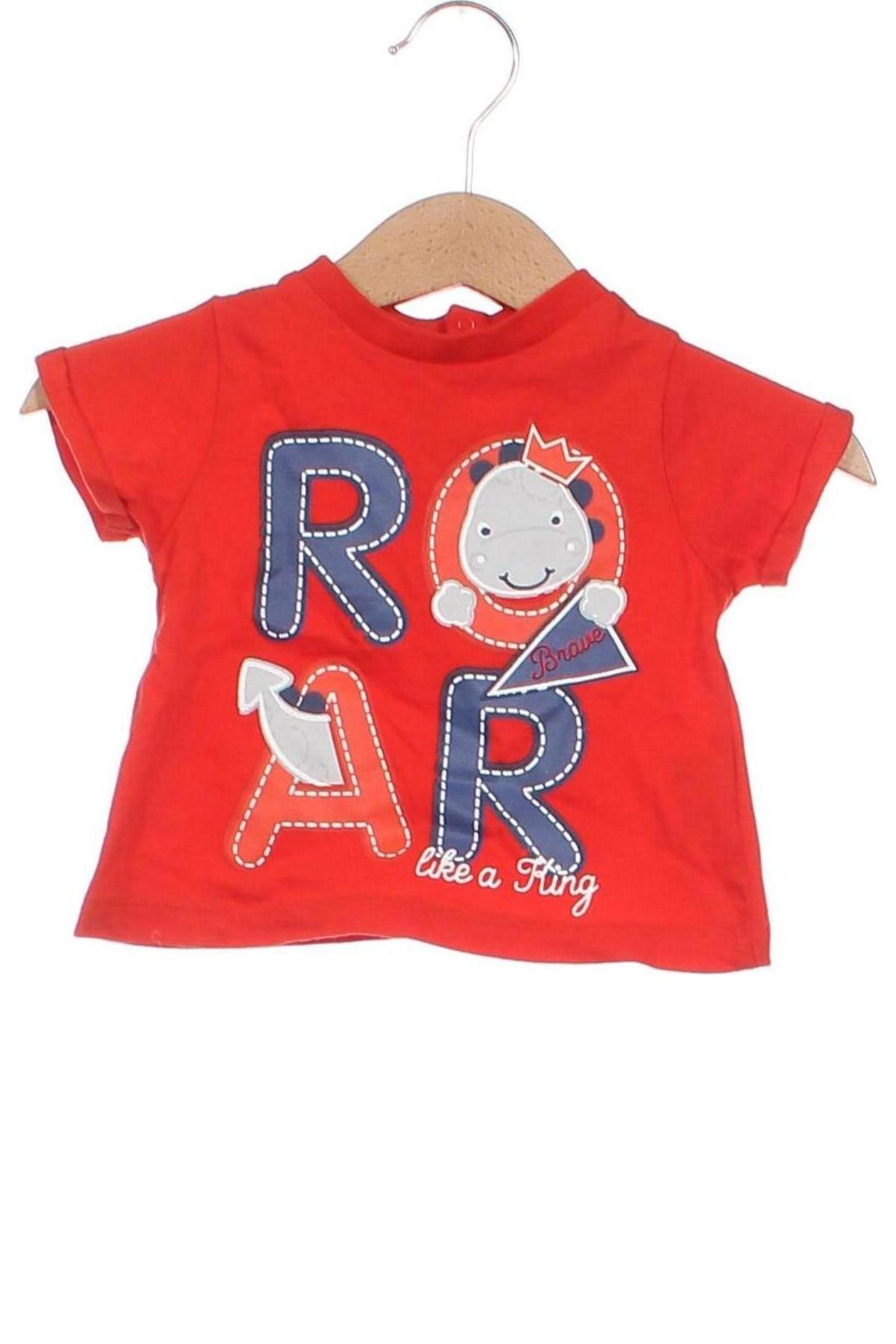 Kinder T-Shirt Fagottino By Oviesse, Größe 3-6m/ 62-68 cm, Farbe Rot, Preis 8,09 €