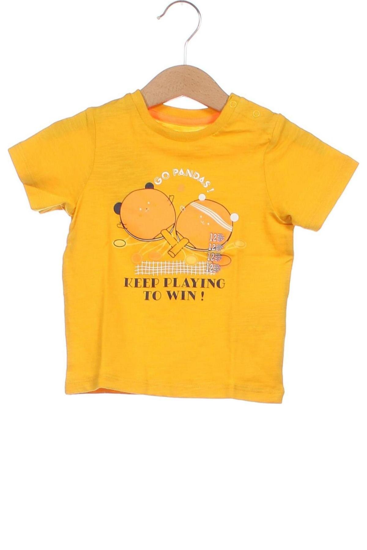 Dziecięcy T-shirt Grain De Ble, Rozmiar 9-12m/ 74-80 cm, Kolor Żółty, Cena 103,95 zł