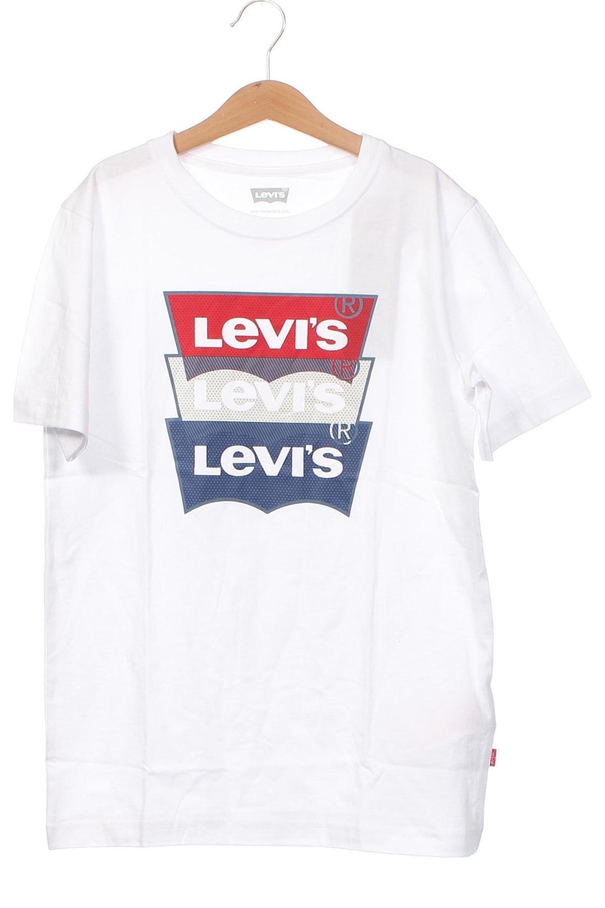 Παιδικό μπλουζάκι Levi's, Μέγεθος 10-11y/ 146-152 εκ., Χρώμα Λευκό, Τιμή 24,63 €