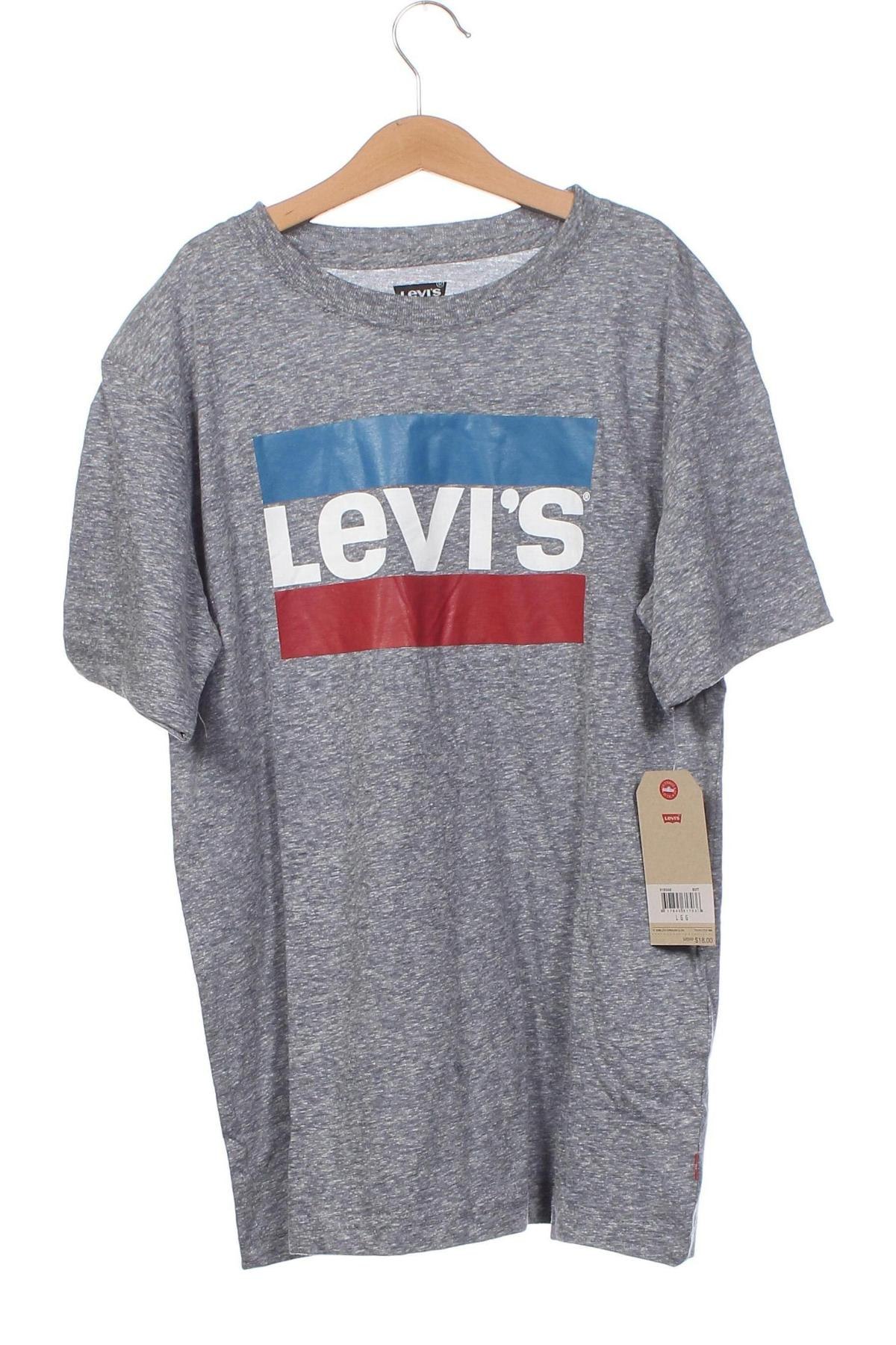 Παιδικό μπλουζάκι Levi's, Μέγεθος 11-12y/ 152-158 εκ., Χρώμα Γκρί, Τιμή 24,63 €