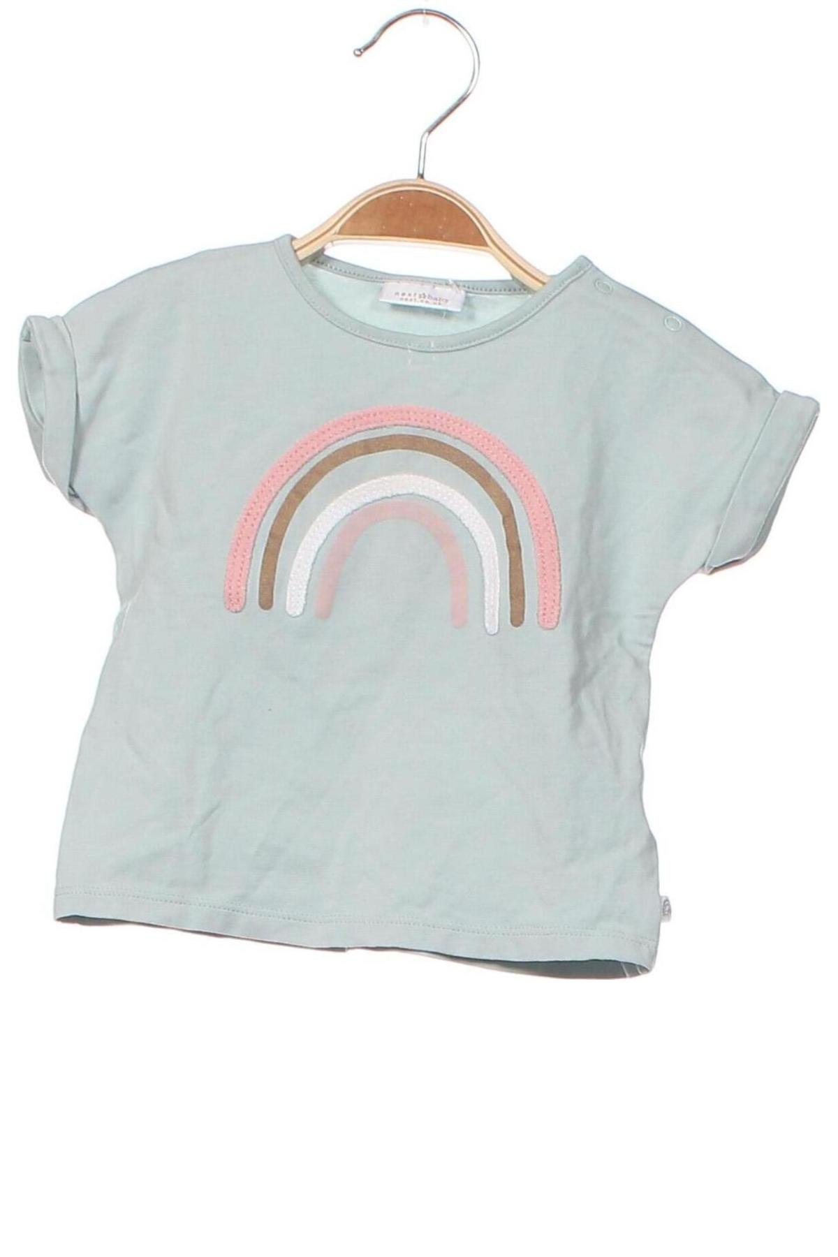 Παιδικό μπλουζάκι Next, Μέγεθος 1-2m/ 50-56 εκ., Χρώμα Πράσινο, Τιμή 5,33 €
