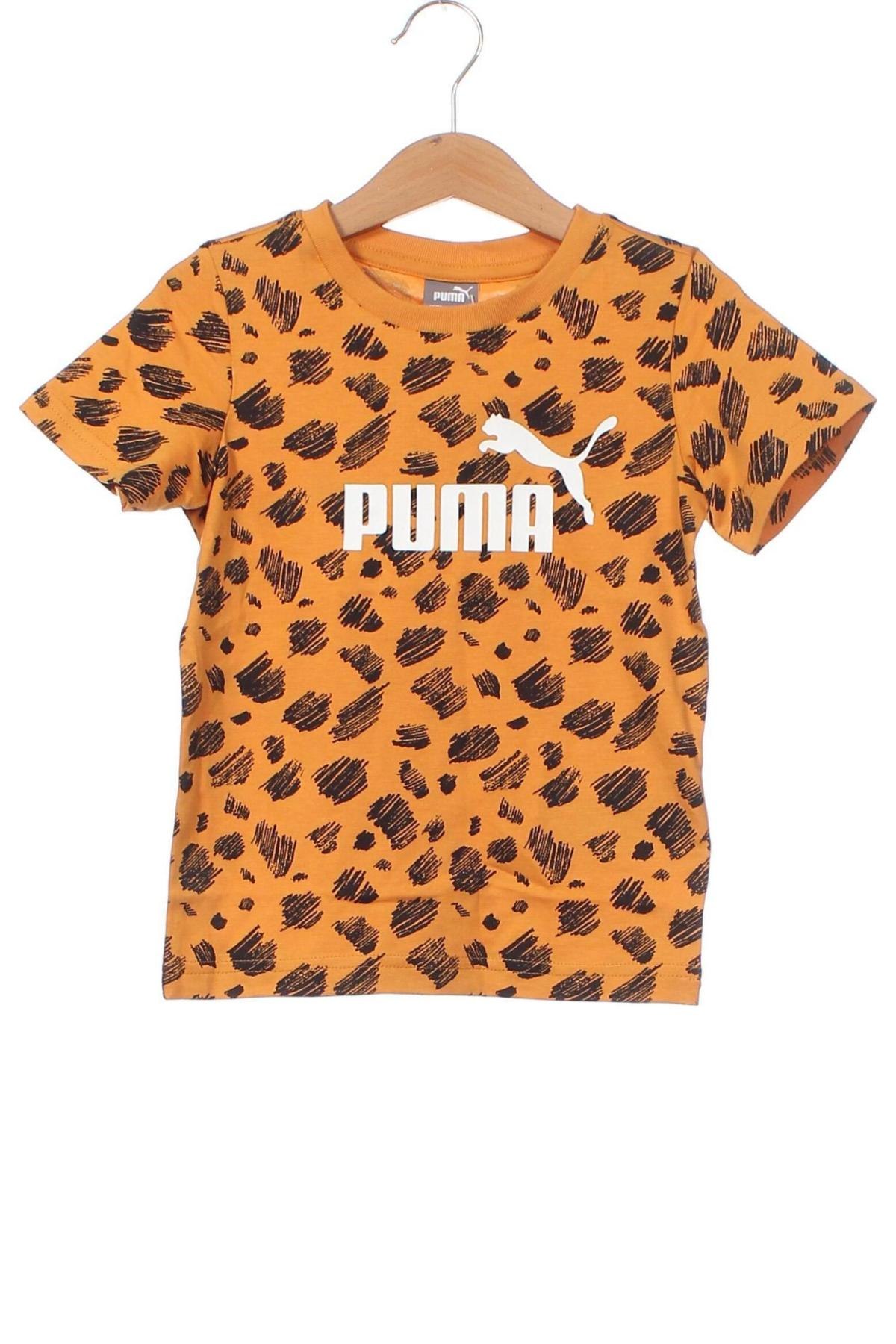 Kinder T-Shirt PUMA, Größe 2-3y/ 98-104 cm, Farbe Gelb, Preis 16,92 €