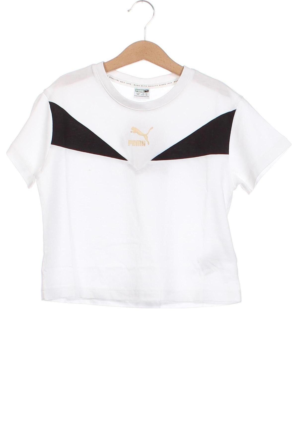 Dziecięcy T-shirt PUMA, Rozmiar 9-10y/ 140-146 cm, Kolor Biały, Cena 73,14 zł