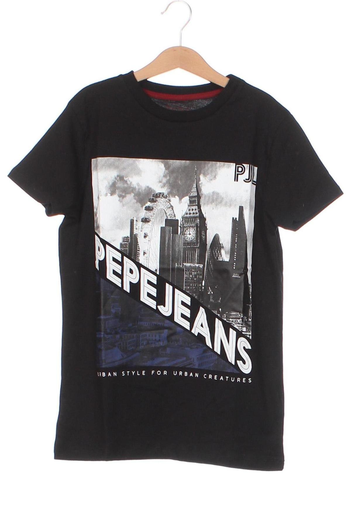 Tricou pentru copii Pepe Jeans, Mărime 11-12y/ 152-158 cm, Culoare Negru, Preț 128,95 Lei