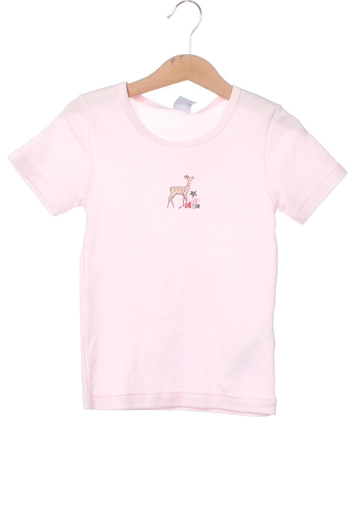 Kinder T-Shirt Petit Bateau, Größe 7-8y/ 128-134 cm, Farbe Rosa, Preis 10,86 €