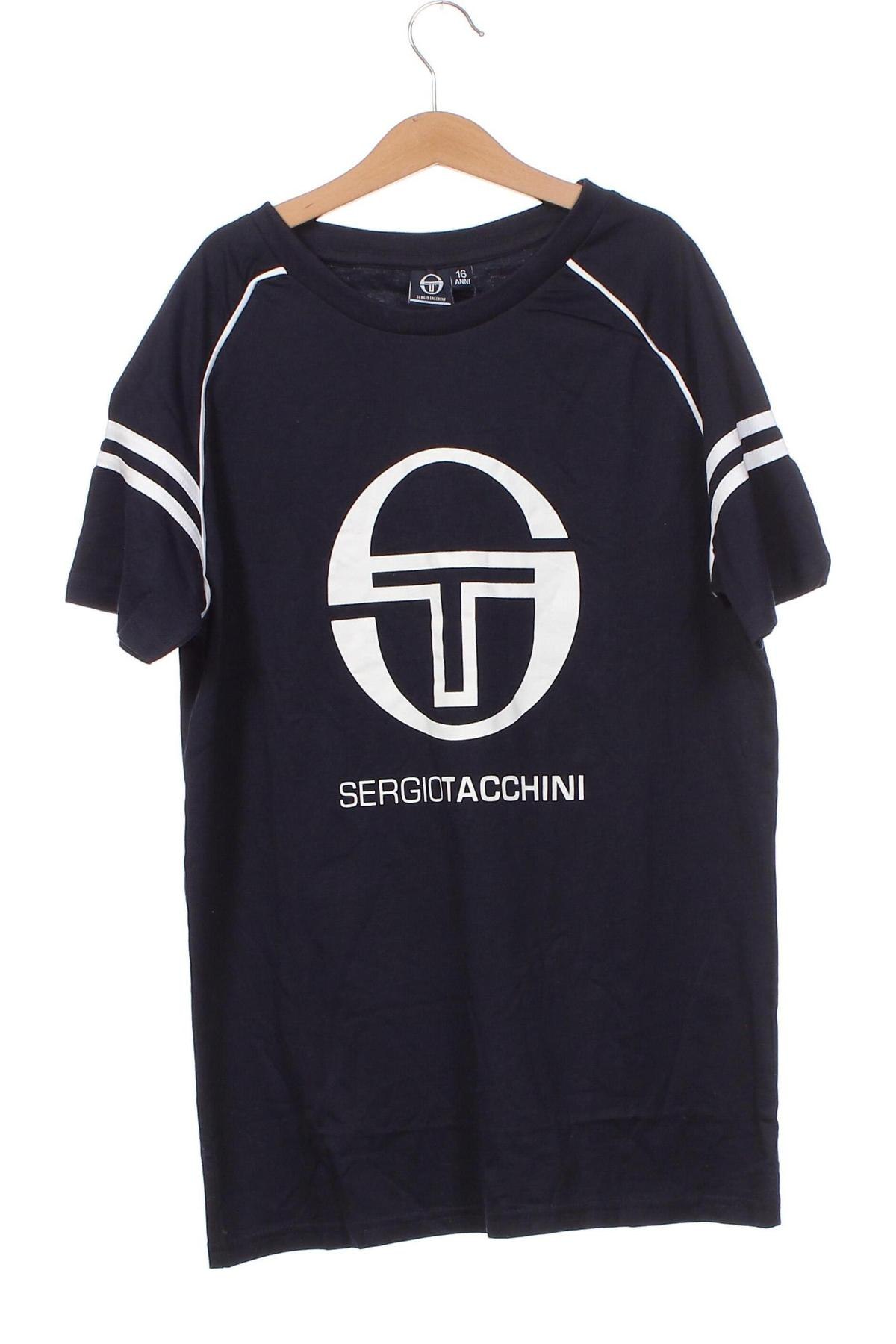 Detské tričko Sergio Tacchini, Veľkosť 15-18y/ 170-176 cm, Farba Modrá, Cena  30,41 €