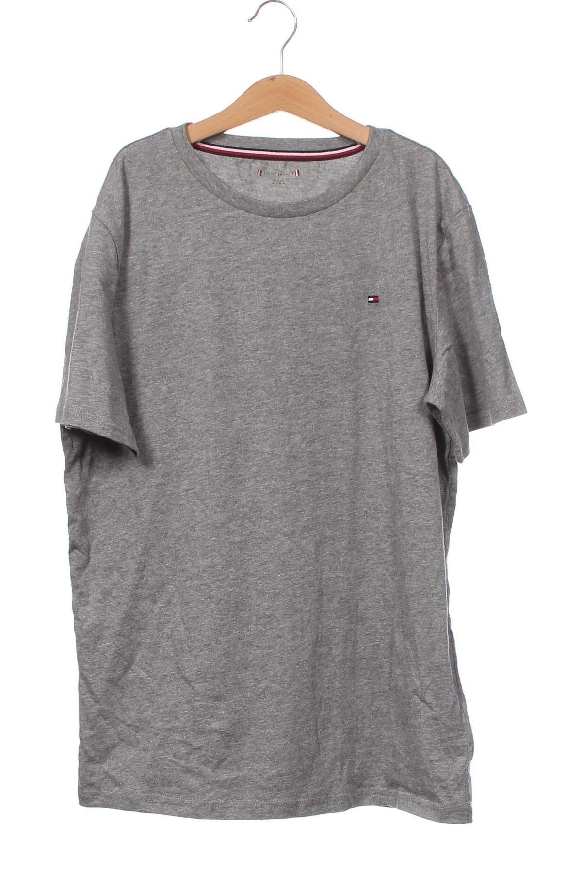 Παιδικό μπλουζάκι Tommy Hilfiger, Μέγεθος 15-18y/ 170-176 εκ., Χρώμα Γκρί, Τιμή 32,99 €