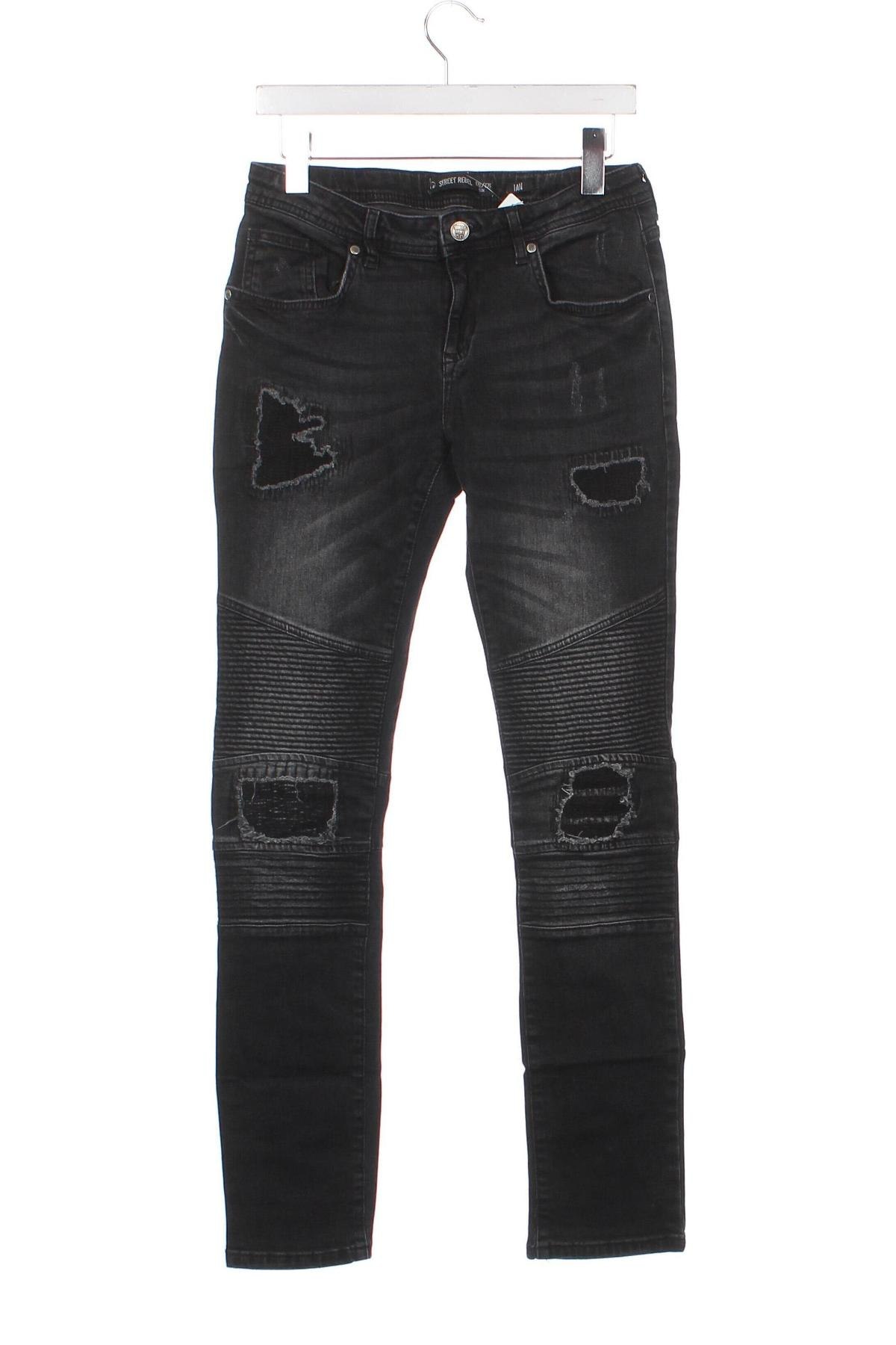 Detské džínsy , Veľkosť 15-18y/ 170-176 cm, Farba Sivá, Cena  3,65 €