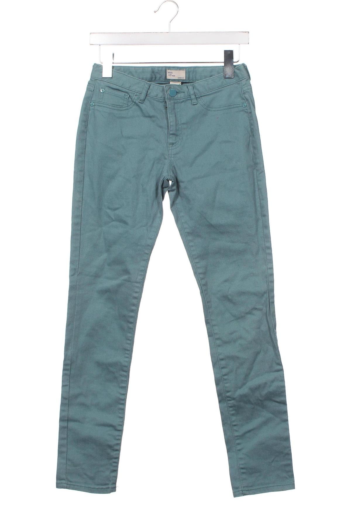 Dziecięce jeansy Gap Kids, Rozmiar 12-13y/ 158-164 cm, Kolor Zielony, Cena 56,64 zł
