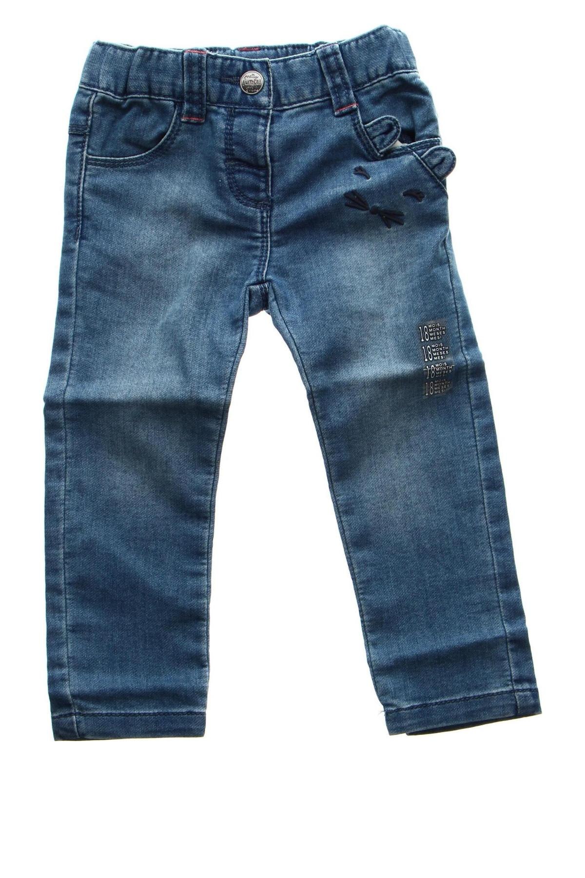 Dziecięce jeansy Grain De Ble, Rozmiar 12-18m/ 80-86 cm, Kolor Niebieski, Cena 130,61 zł
