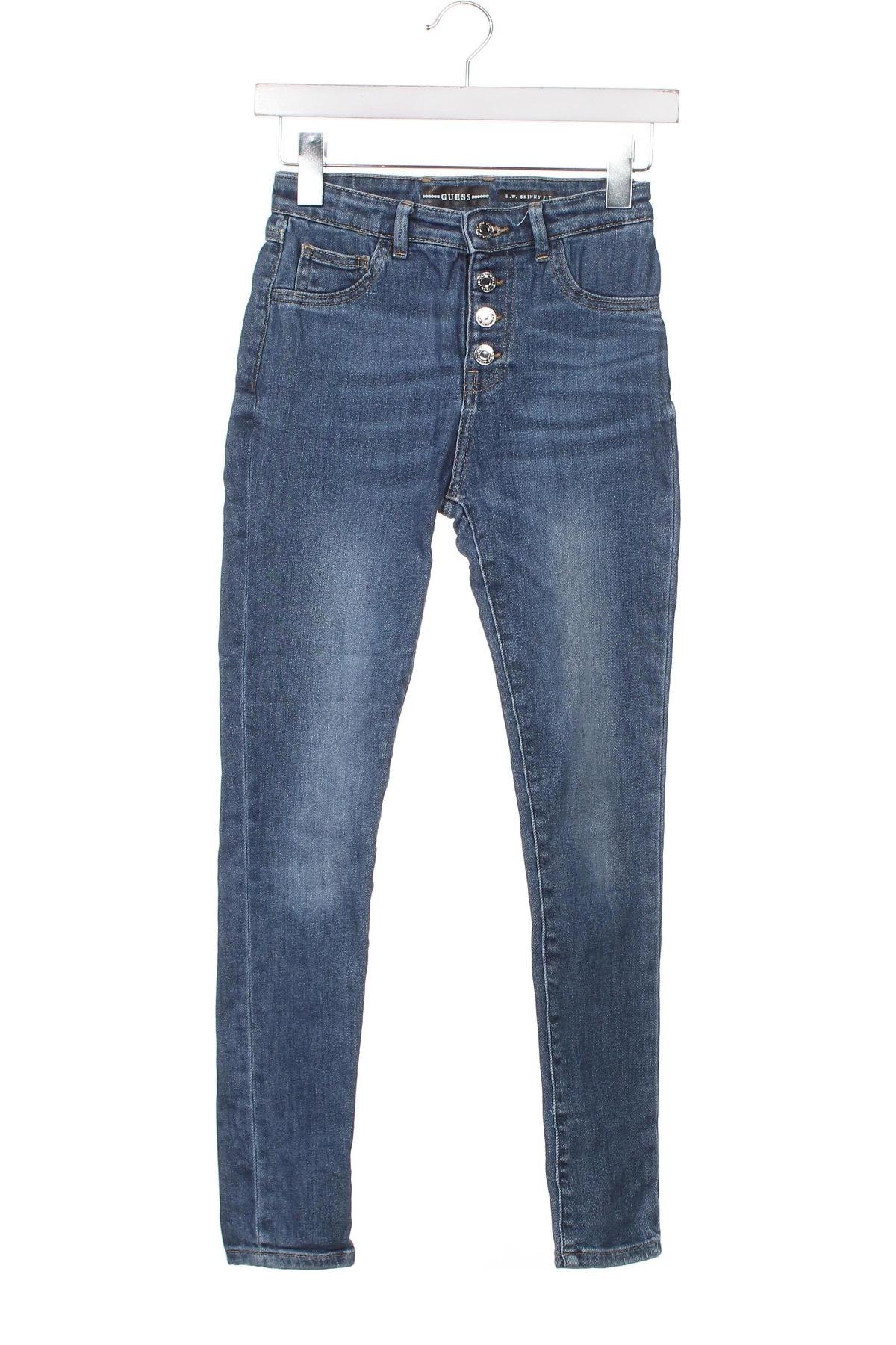 Dziecięce jeansy Guess, Rozmiar 11-12y/ 152-158 cm, Kolor Niebieski, Cena 115,32 zł