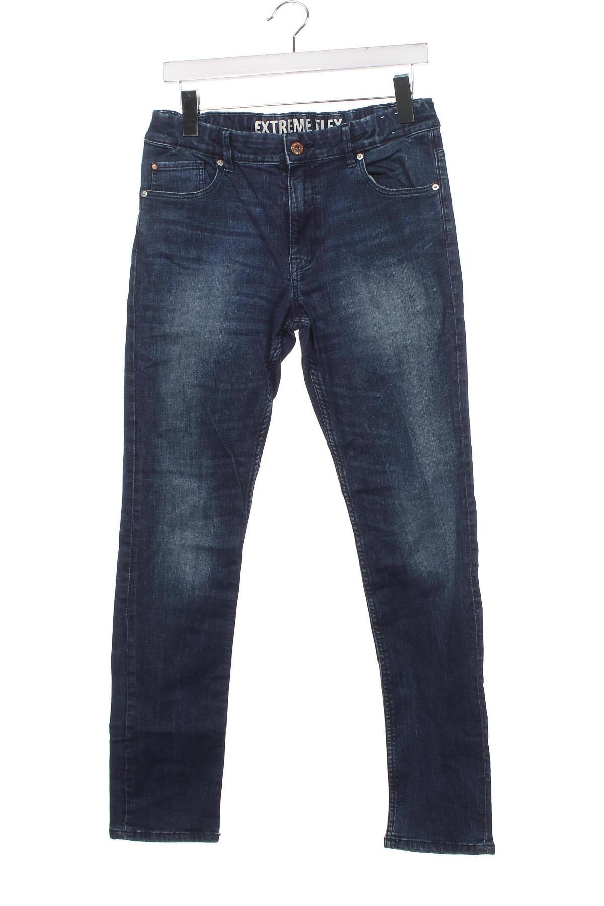 Dětské džíny  H&M, Velikost 12-13y/ 158-164 cm, Barva Modrá, Cena  157,00 Kč
