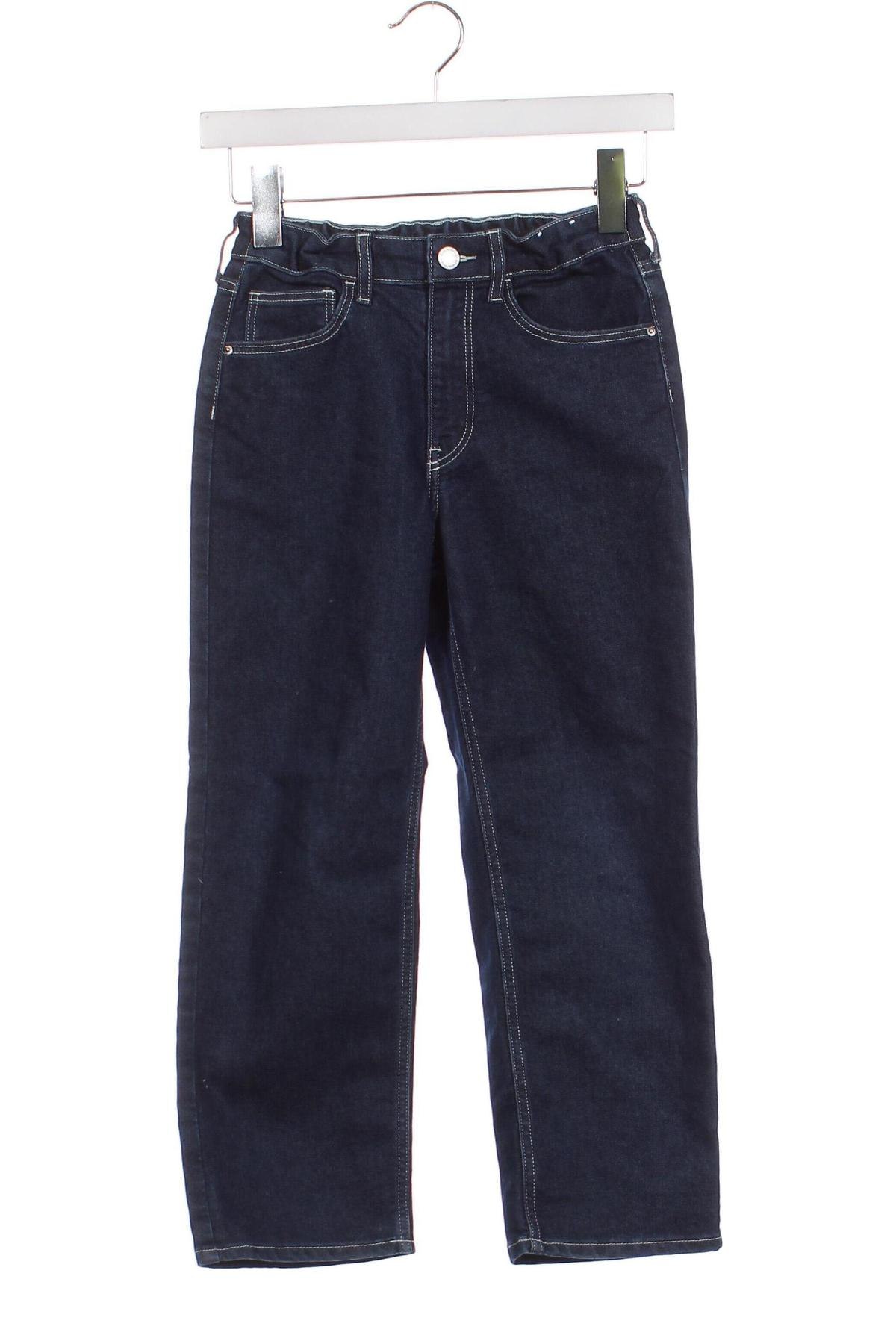 Dětské džíny  H&M, Velikost 6-7y/ 122-128 cm, Barva Modrá, Cena  92,00 Kč