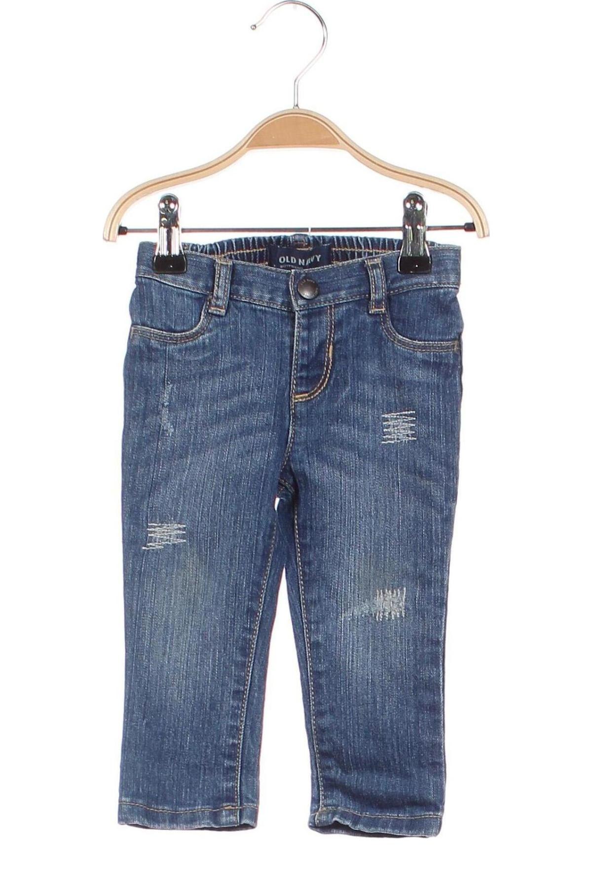 Dziecięce jeansy Old Navy, Rozmiar 9-12m/ 74-80 cm, Kolor Niebieski, Cena 12,28 zł