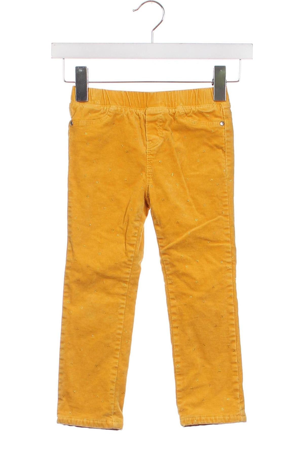 Kinder Cordhose, Größe 5-6y/ 116-122 cm, Farbe Gelb, Preis 9,23 €