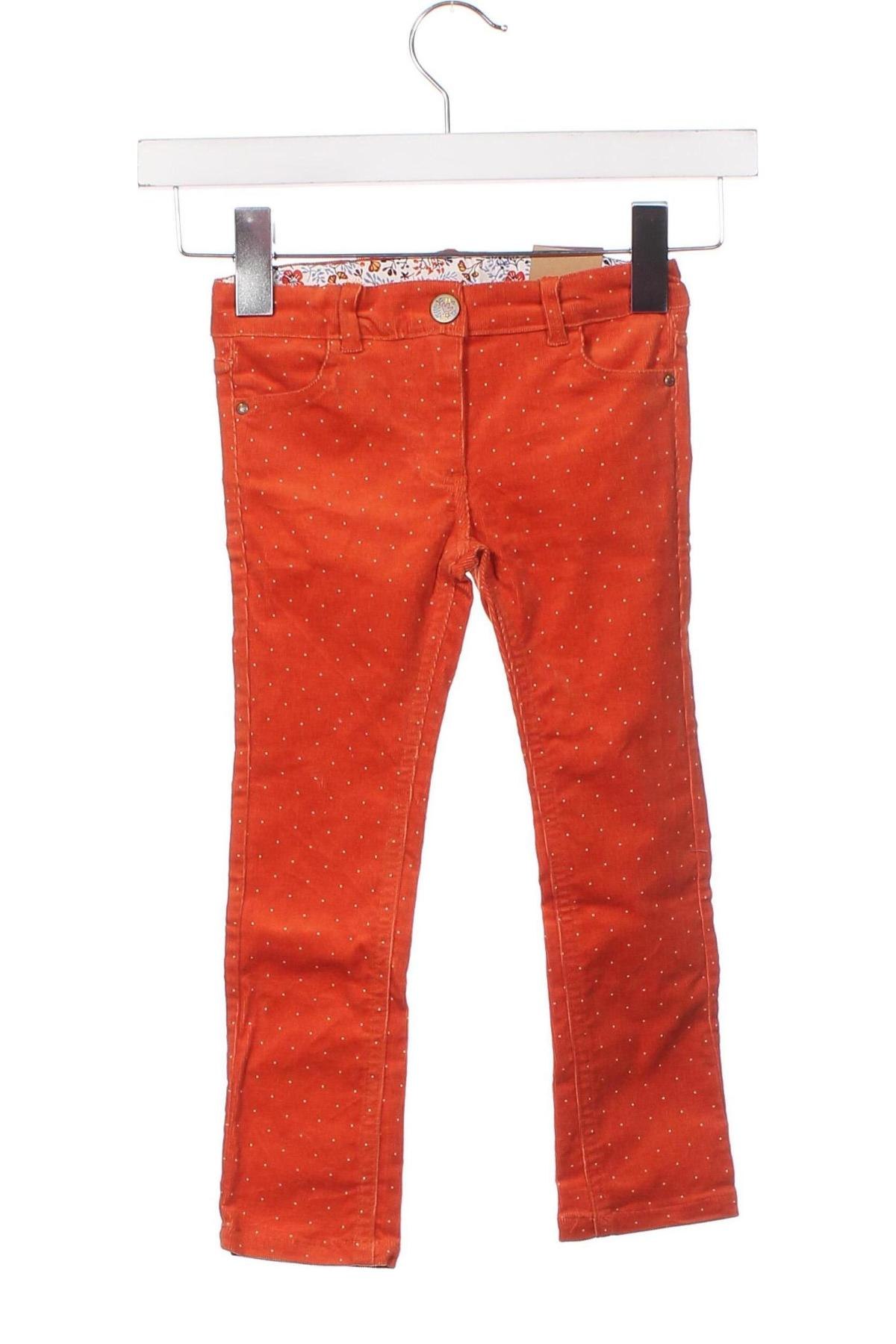 Детски джинси Du Pareil Au Meme, Размер 18-24m/ 86-98 см, Цвят Оранжев, Цена 9,31 лв.