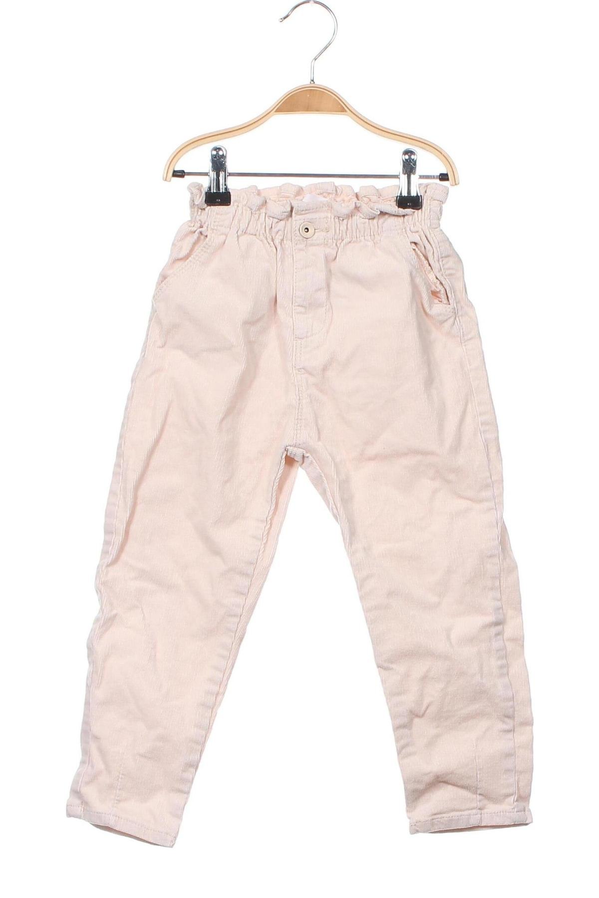 Παιδικό κοτλέ παντελόνι Zara, Μέγεθος 3-4y/ 104-110 εκ., Χρώμα Ρόζ , Τιμή 9,39 €