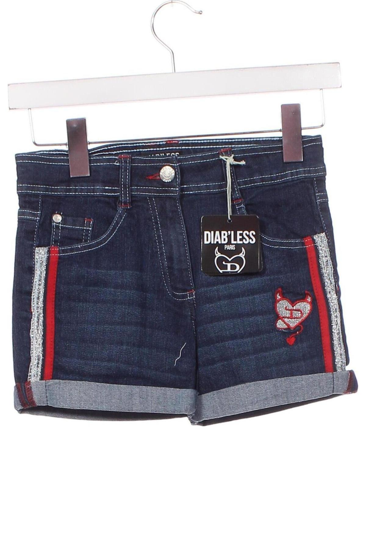 Pantaloni scurți pentru copii Diabless, Mărime 11-12y/ 152-158 cm, Culoare Albastru, Preț 62,10 Lei