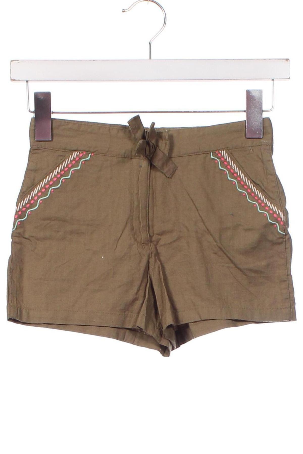 Pantaloni scurți pentru copii Du Pareil Au Meme, Mărime 7-8y/ 128-134 cm, Culoare Verde, Preț 23,69 Lei