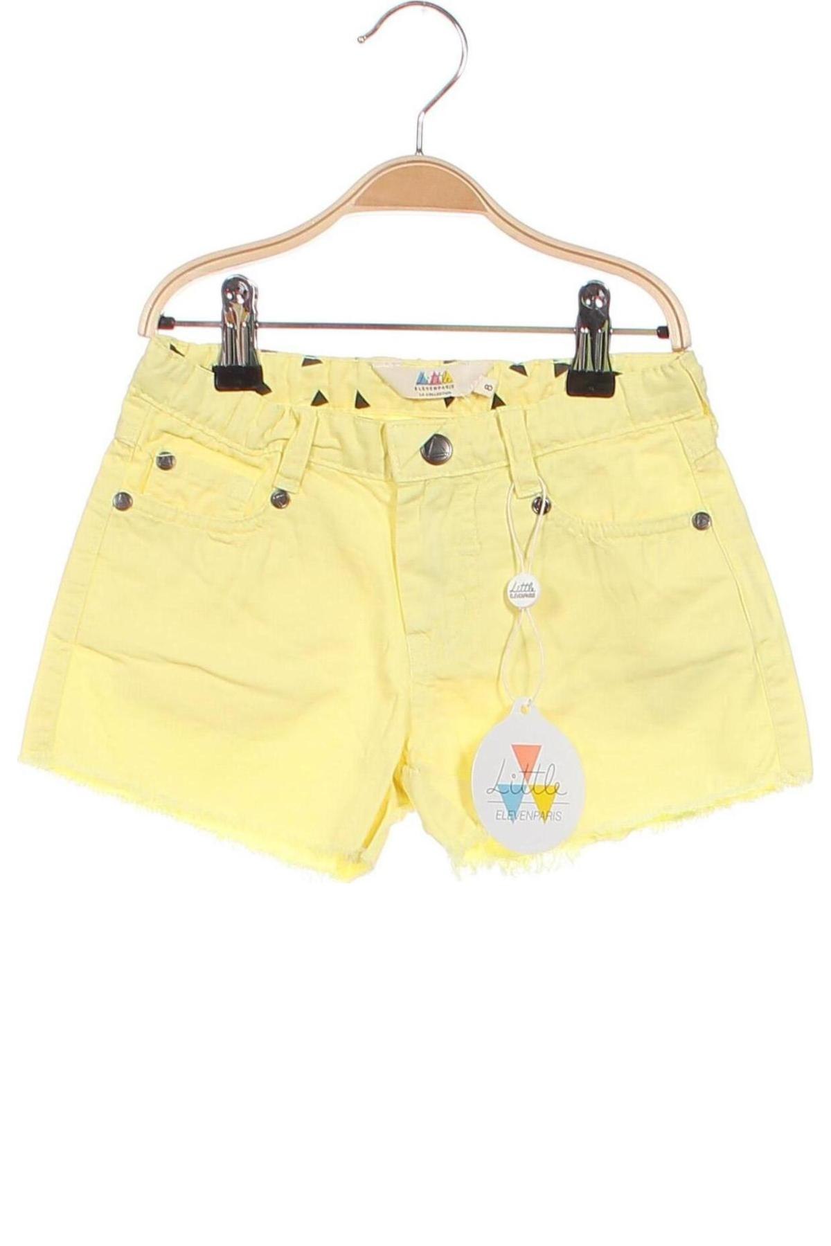 Kinder Shorts Eleven Paris Little, Größe 7-8y/ 128-134 cm, Farbe Gelb, Preis € 45,88
