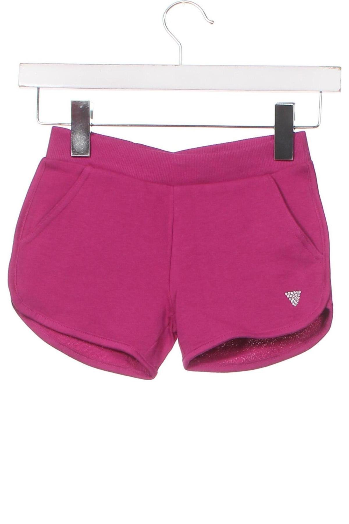 Pantaloni scurți pentru copii Guess, Mărime 5-6y/ 116-122 cm, Culoare Roz, Preț 181,58 Lei