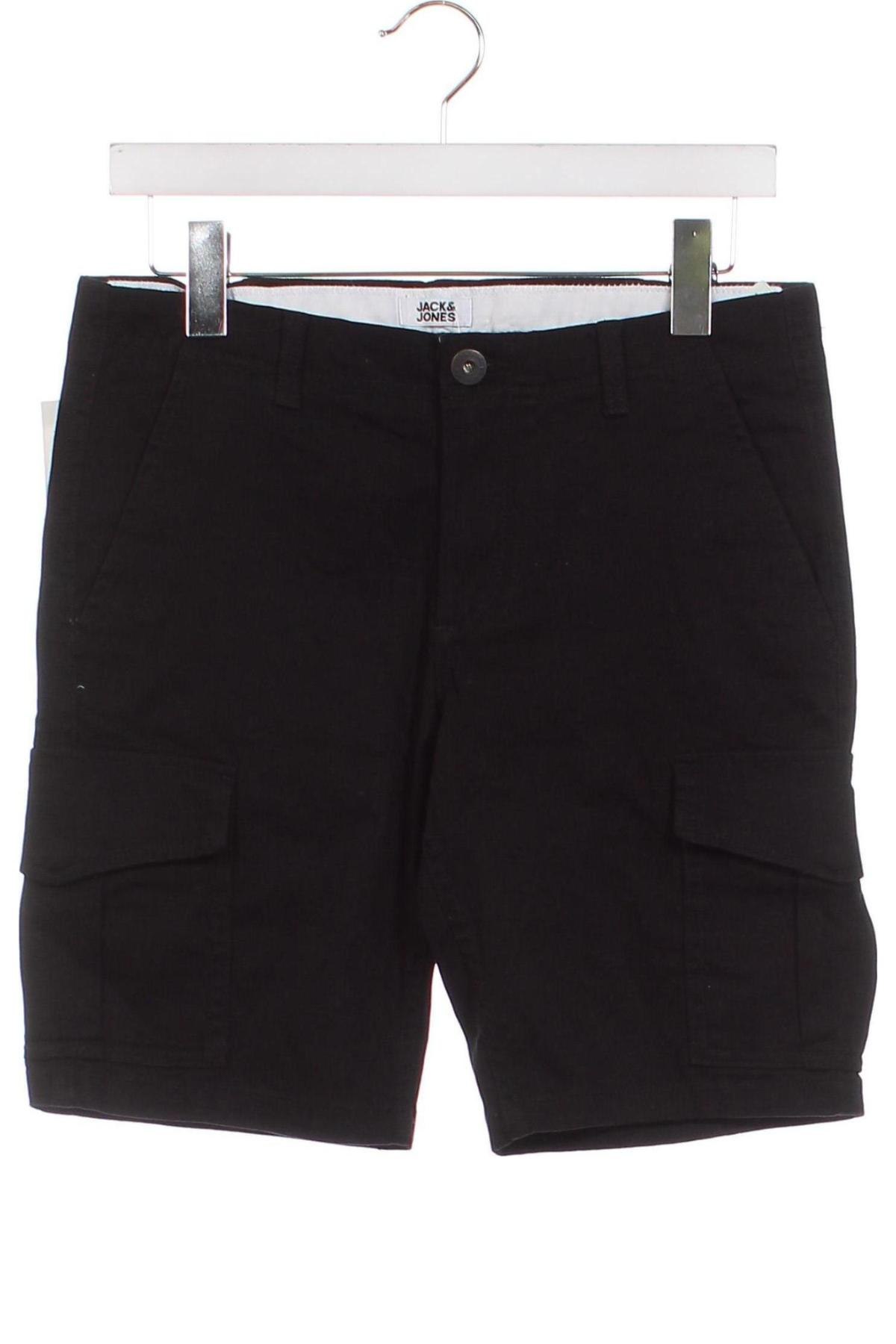 Detské krátke nohavice  Jack & Jones, Veľkosť 13-14y/ 164-168 cm, Farba Čierna, Cena  27,84 €