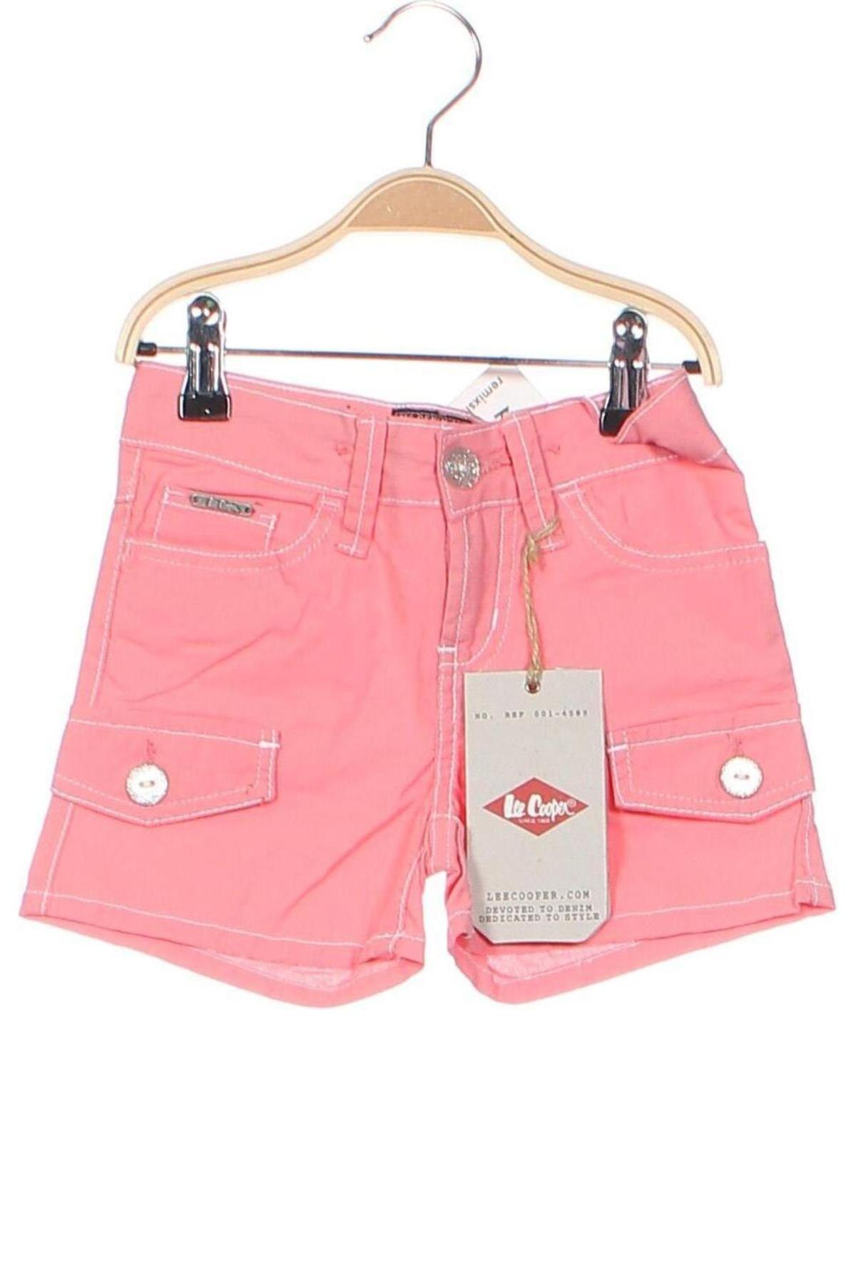 Детски къс панталон Lee Cooper, Размер 3-4y/ 104-110 см, Цвят Розов, Цена 89,00 лв.