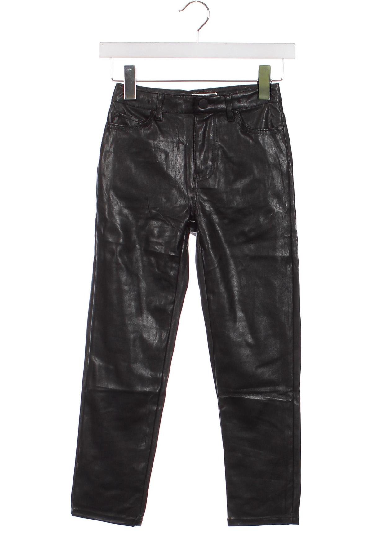 Detské kožené nohavice Lindex, Veľkosť 9-10y/ 140-146 cm, Farba Čierna, Cena  5,01 €
