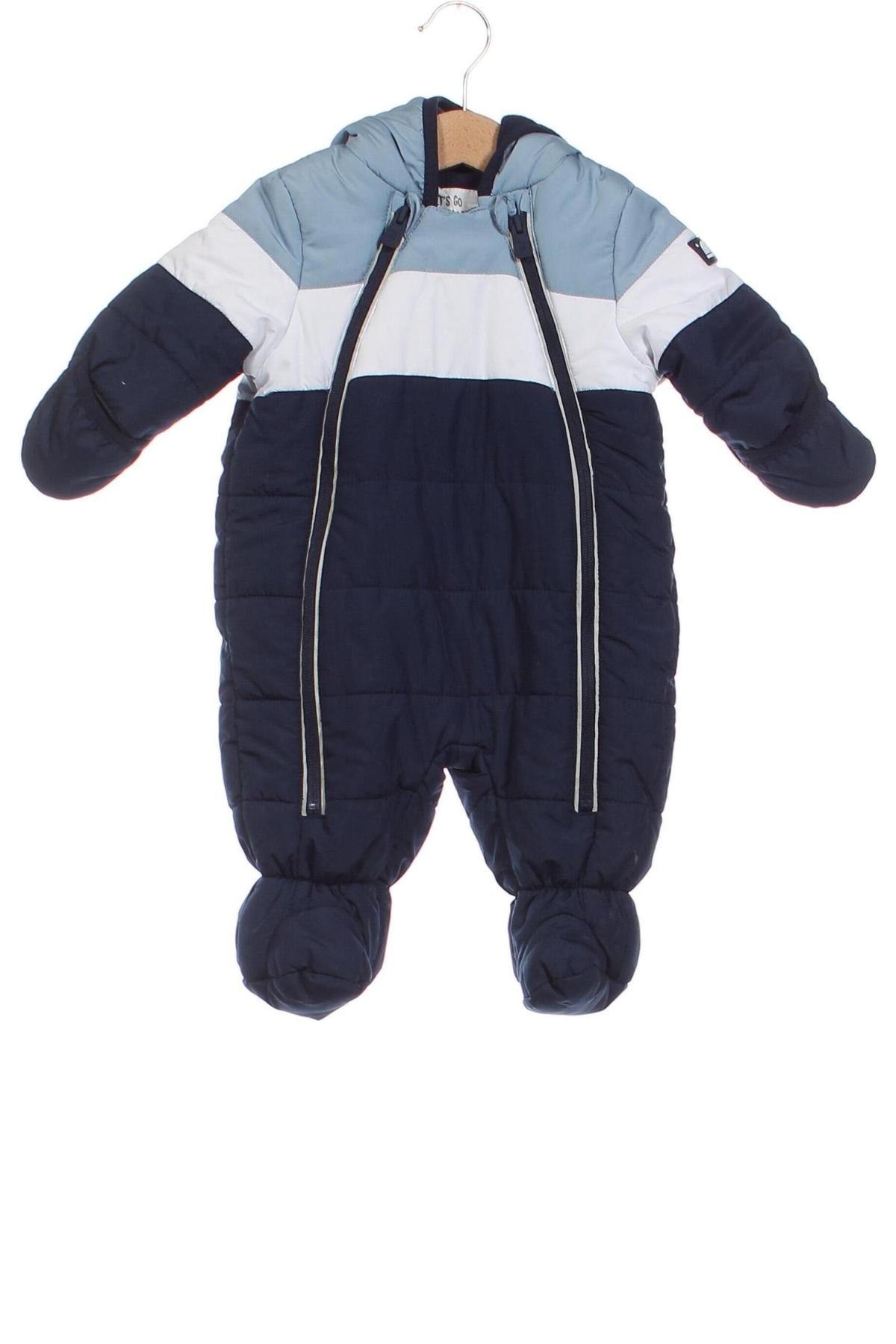 Detský lyžiarsky odev, Veľkosť 2-3m/ 56-62 cm, Farba Modrá, Cena  13,00 €