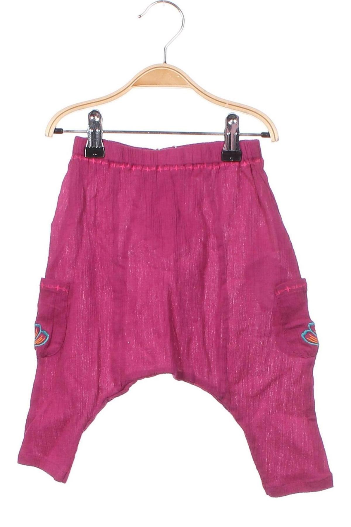 Pantaloni pentru copii Du Pareil Au Meme, Mărime 9-12m/ 74-80 cm, Culoare Mov, Preț 155,26 Lei