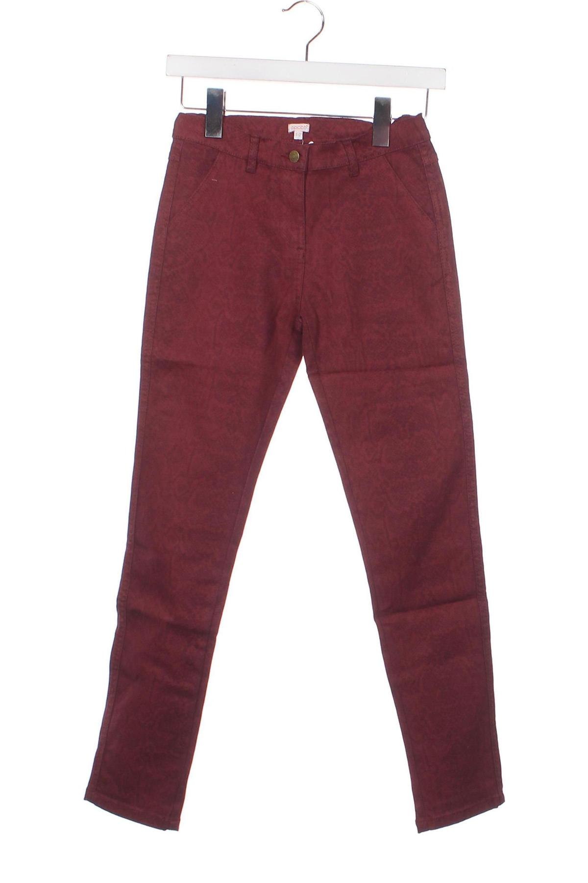 Pantaloni pentru copii Gocco, Mărime 11-12y/ 152-158 cm, Culoare Roșu, Preț 21,74 Lei