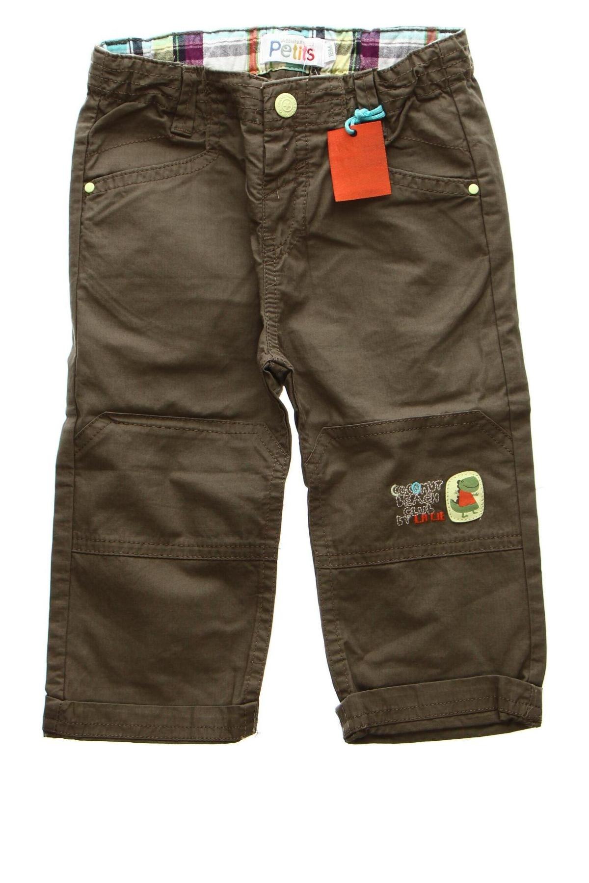 Παιδικό παντελόνι Les Petites, Μέγεθος 12-18m/ 80-86 εκ., Χρώμα Πράσινο, Τιμή 6,52 €