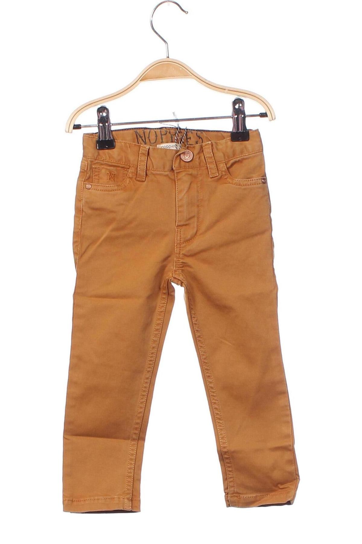 Pantaloni pentru copii Noppies, Mărime 12-18m/ 80-86 cm, Culoare Maro, Preț 55,89 Lei