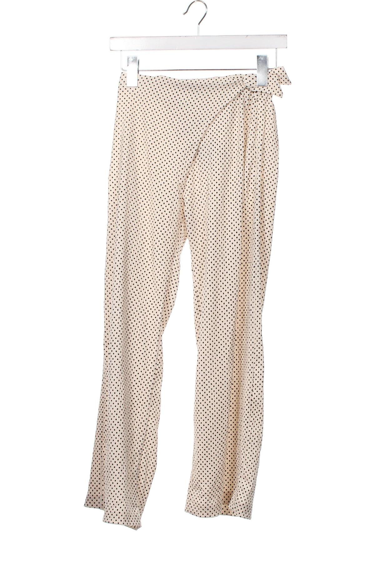 Детски панталон Zara, Размер 12-13y/ 158-164 см, Цвят Екрю, Цена 17,24 лв.