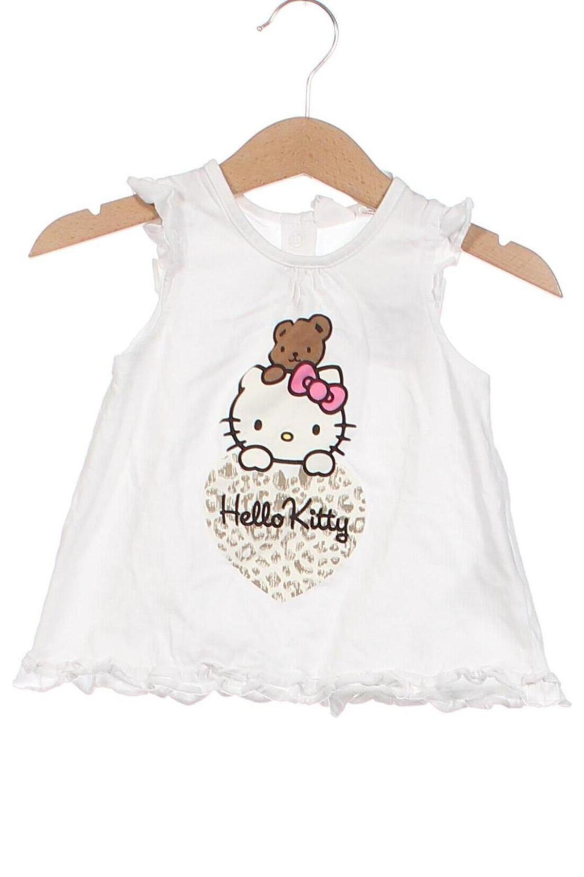 Μπλουζάκι αμάνικο παιδικό H&M, Μέγεθος 3-6m/ 62-68 εκ., Χρώμα Λευκό, Τιμή 4,40 €