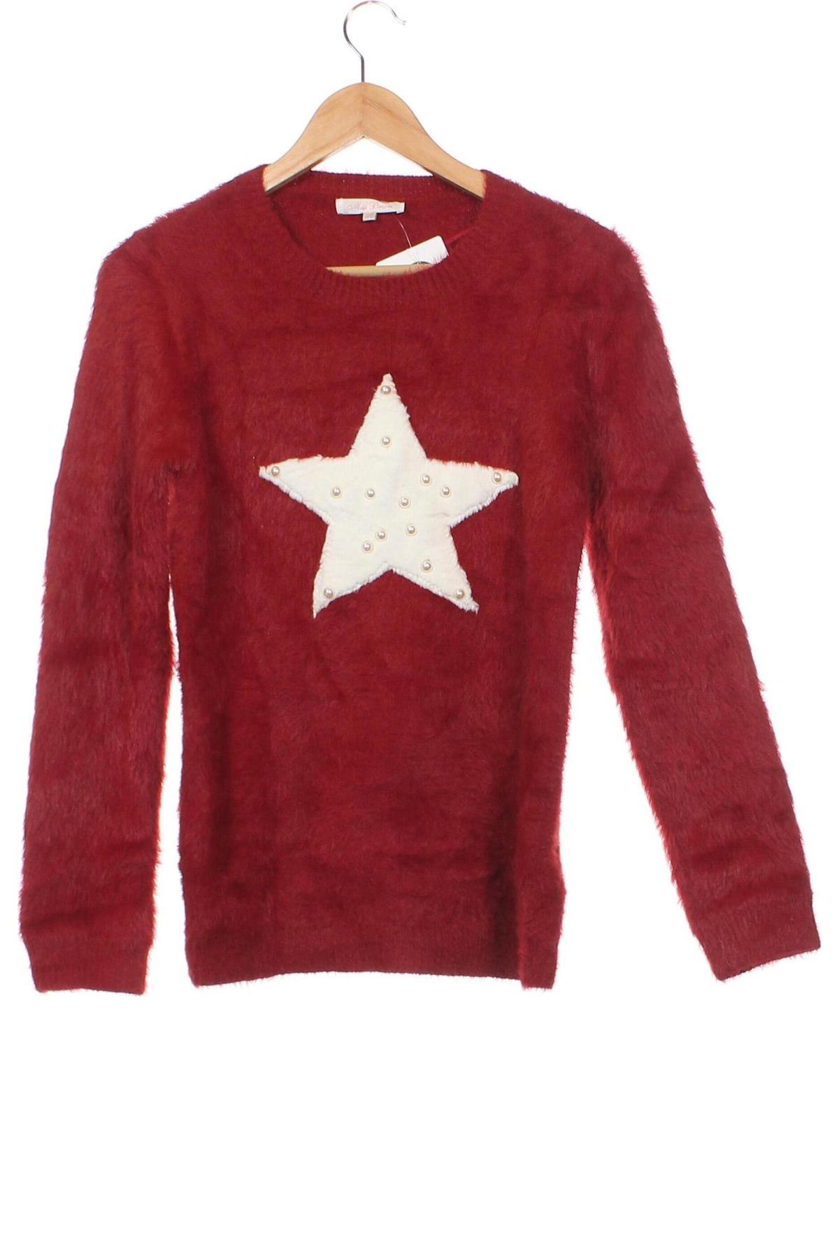 Detský sveter , Veľkosť 11-12y/ 152-158 cm, Farba Červená, Cena  3,69 €