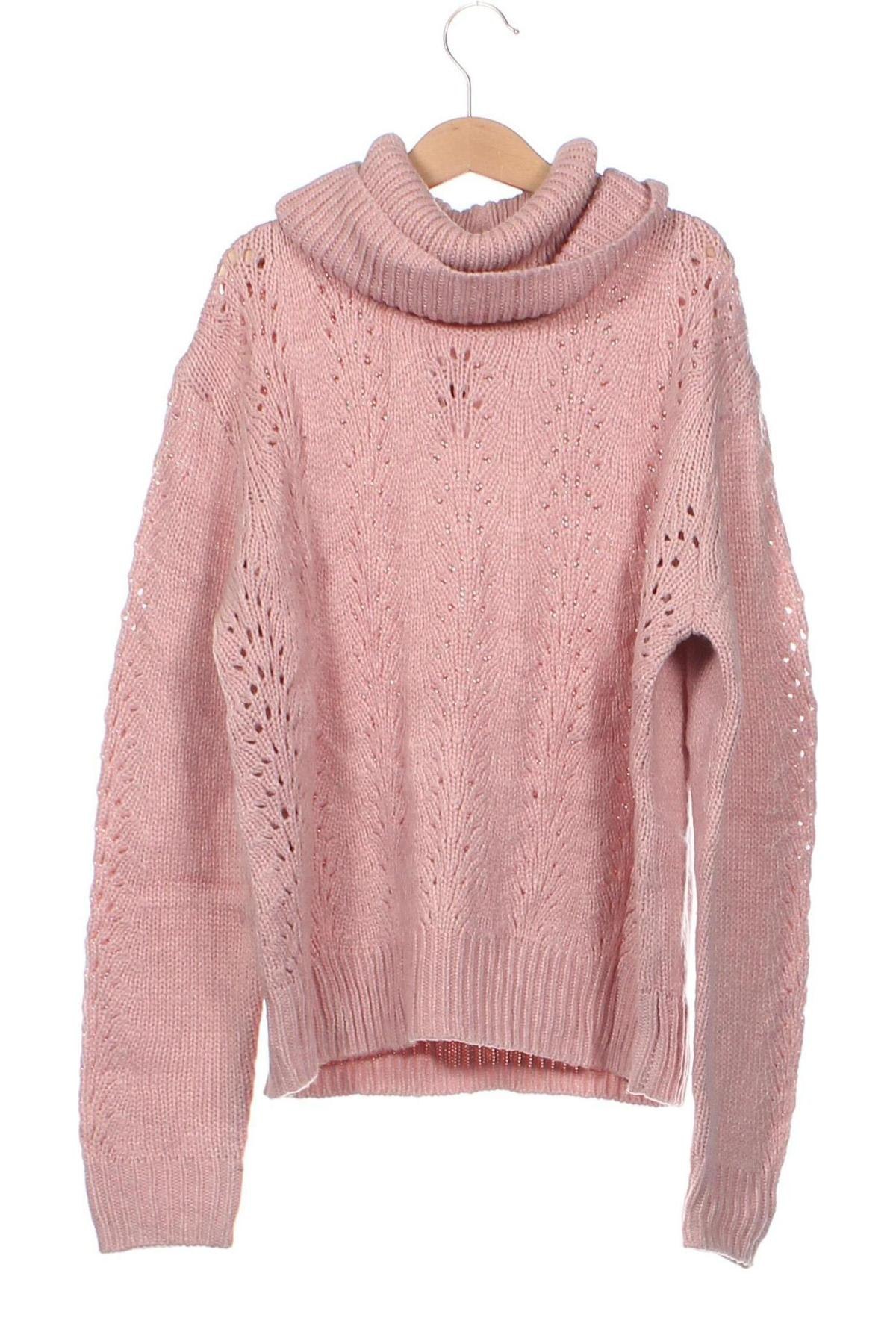 Детски пуловер, Размер 12-13y/ 158-164 см, Цвят Розов, Цена 6,80 лв.