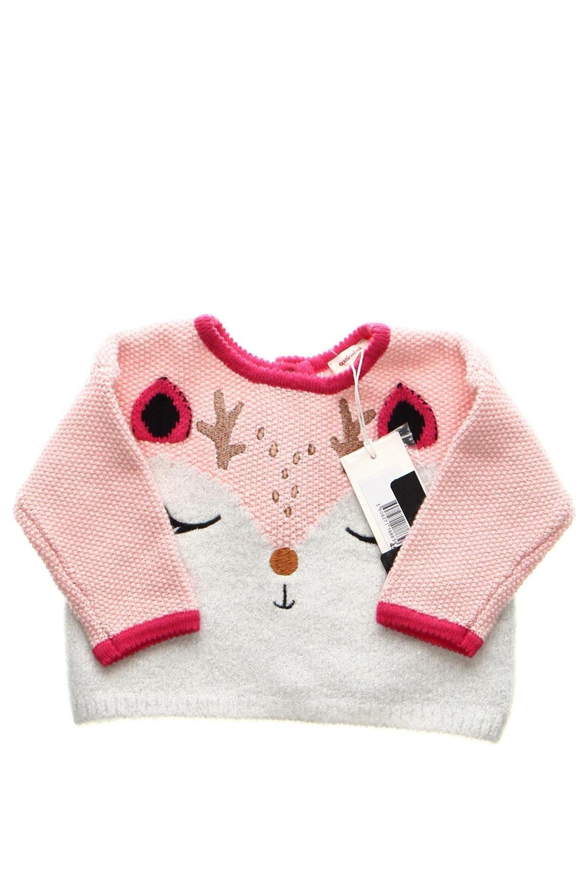 Детски пуловер Catimini, Размер 1-2m/ 50-56 см, Цвят Многоцветен, Цена 10,03 лв.