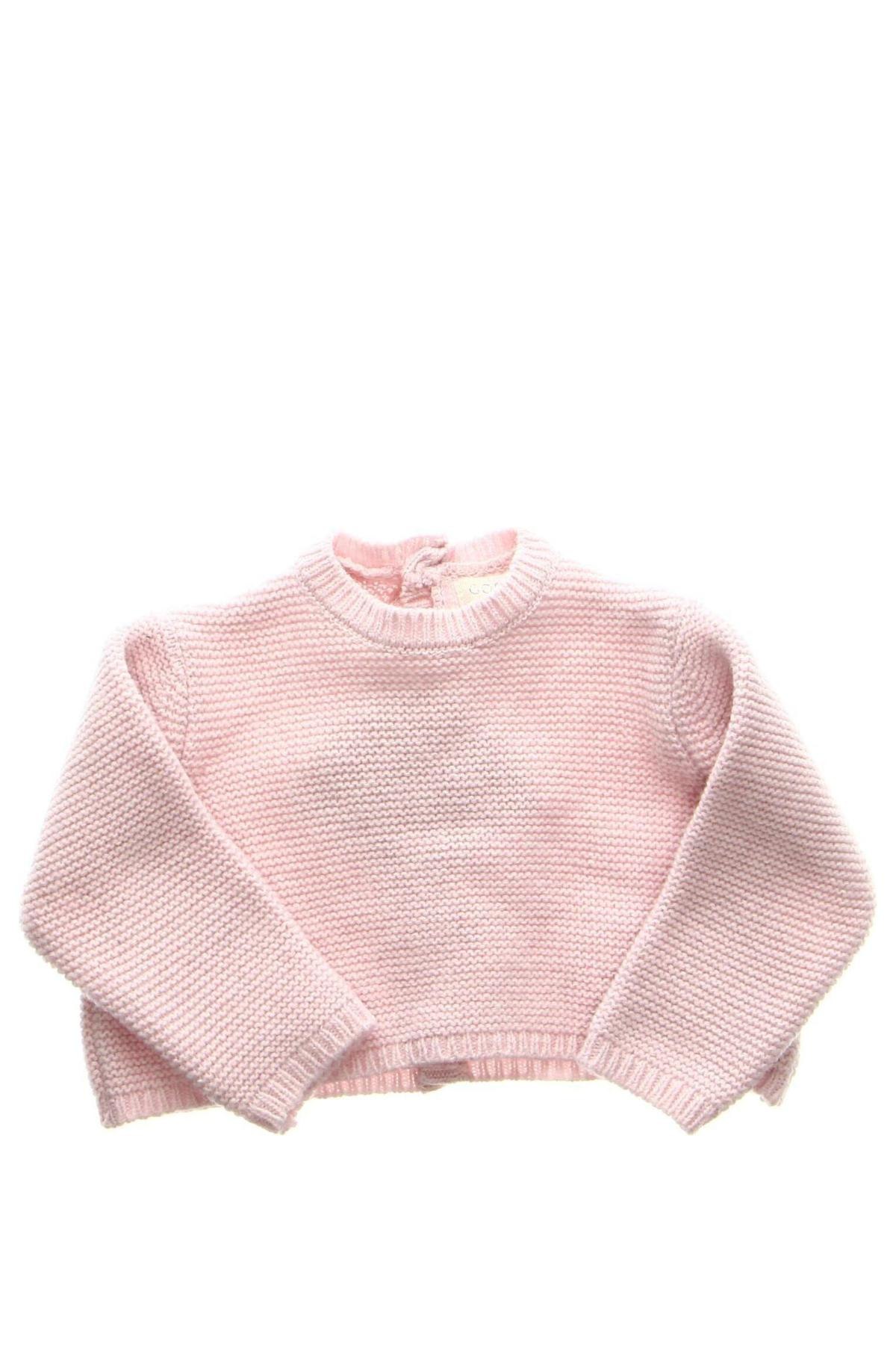 Детски пуловер Gocco, Размер 2-3m/ 56-62 см, Цвят Розов, Цена 9,44 лв.