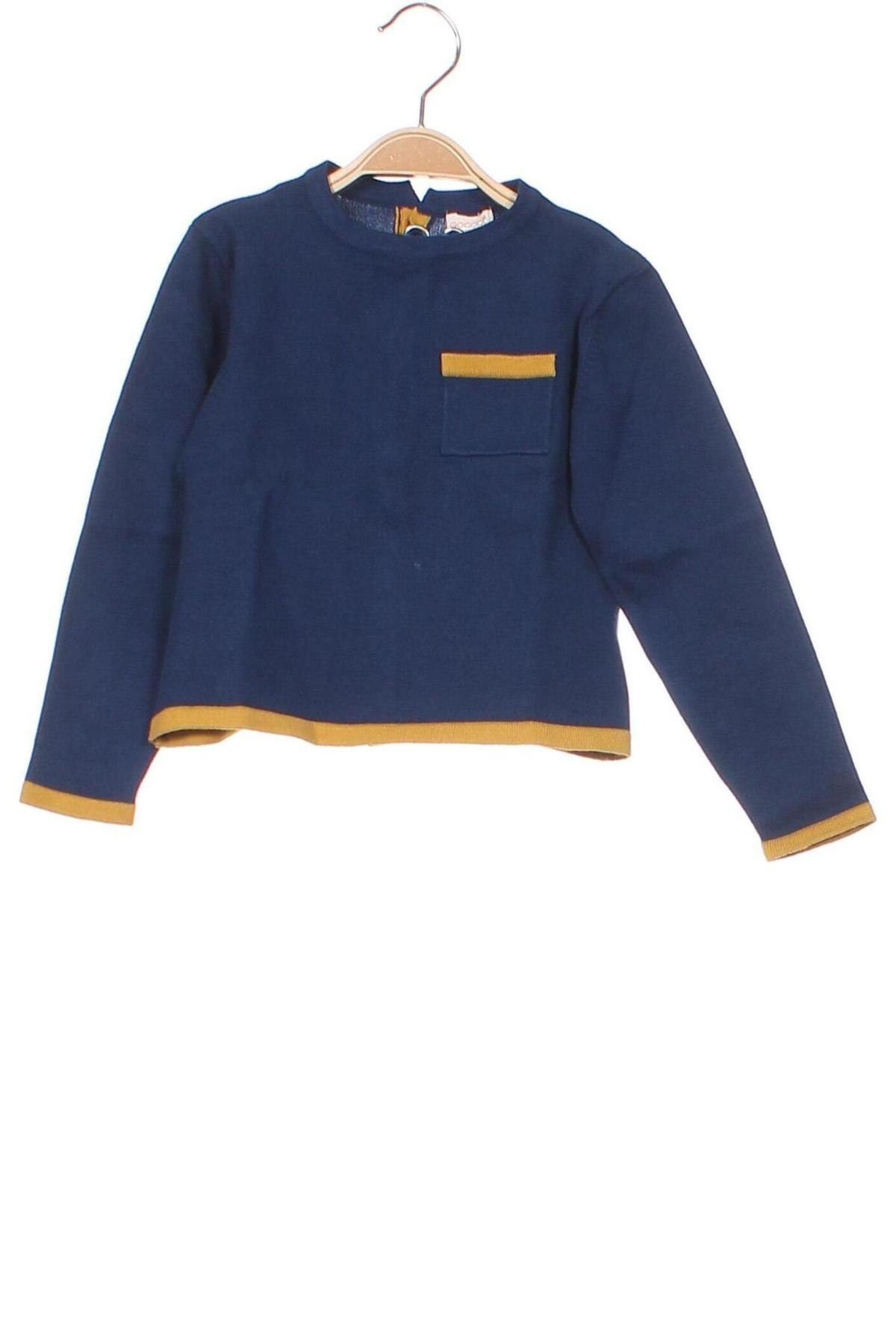 Детски пуловер Gocco, Размер 2-3y/ 98-104 см, Цвят Син, Цена 69,00 лв.