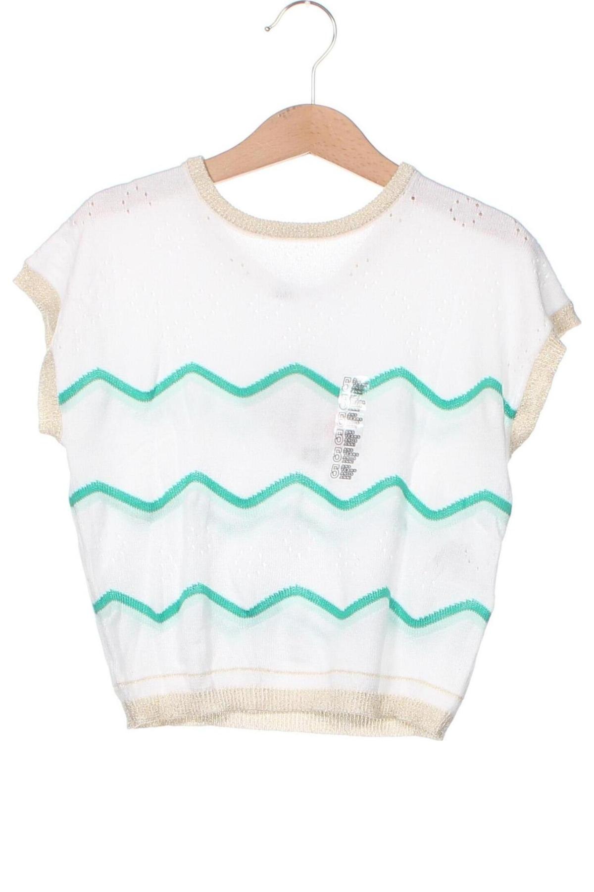 Детски пуловер Grain De Ble, Размер 4-5y/ 110-116 см, Цвят Бял, Цена 49,00 лв.
